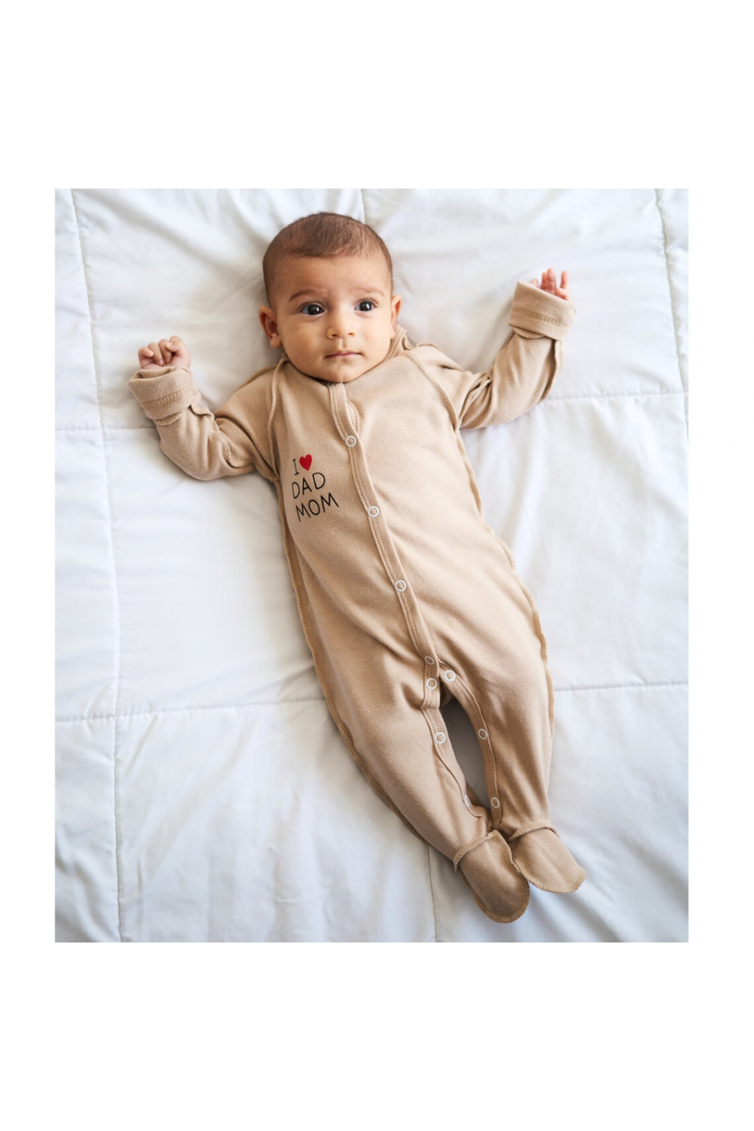 Комплект для новонароджених бежевий інтерлок