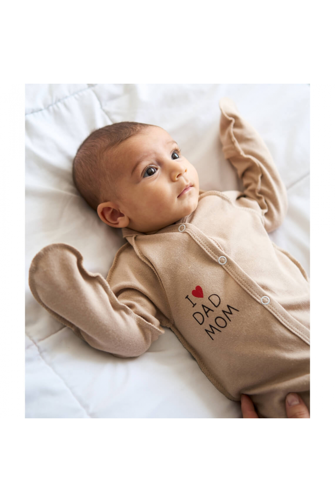 Комплект для новонароджених бежевий інтерлок