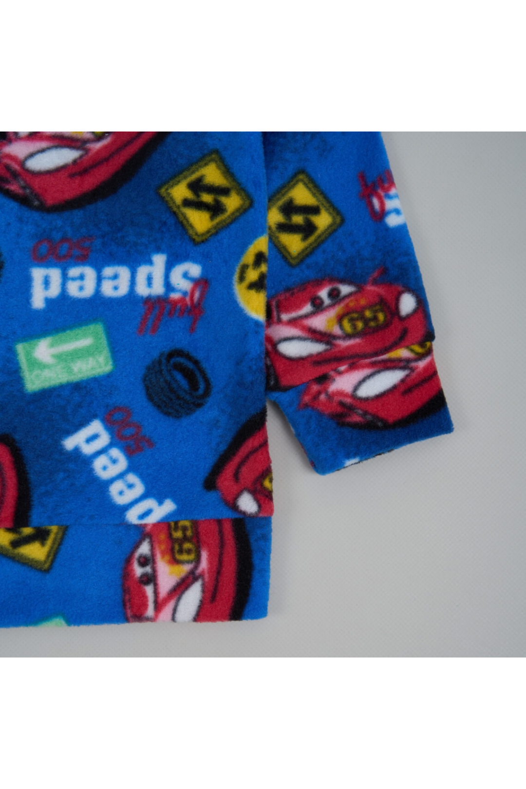 Джемпер для хлопчика Машинки  синій флис