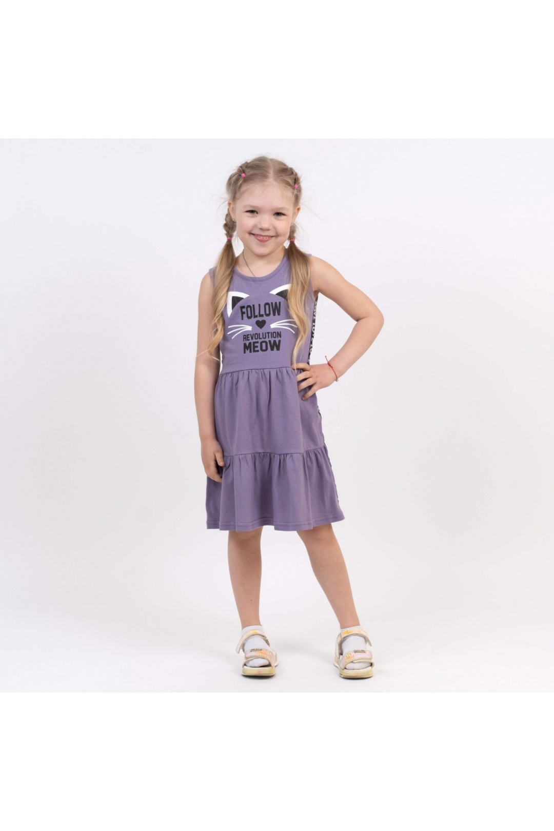 Сукня для дівчинки бузковий кулір