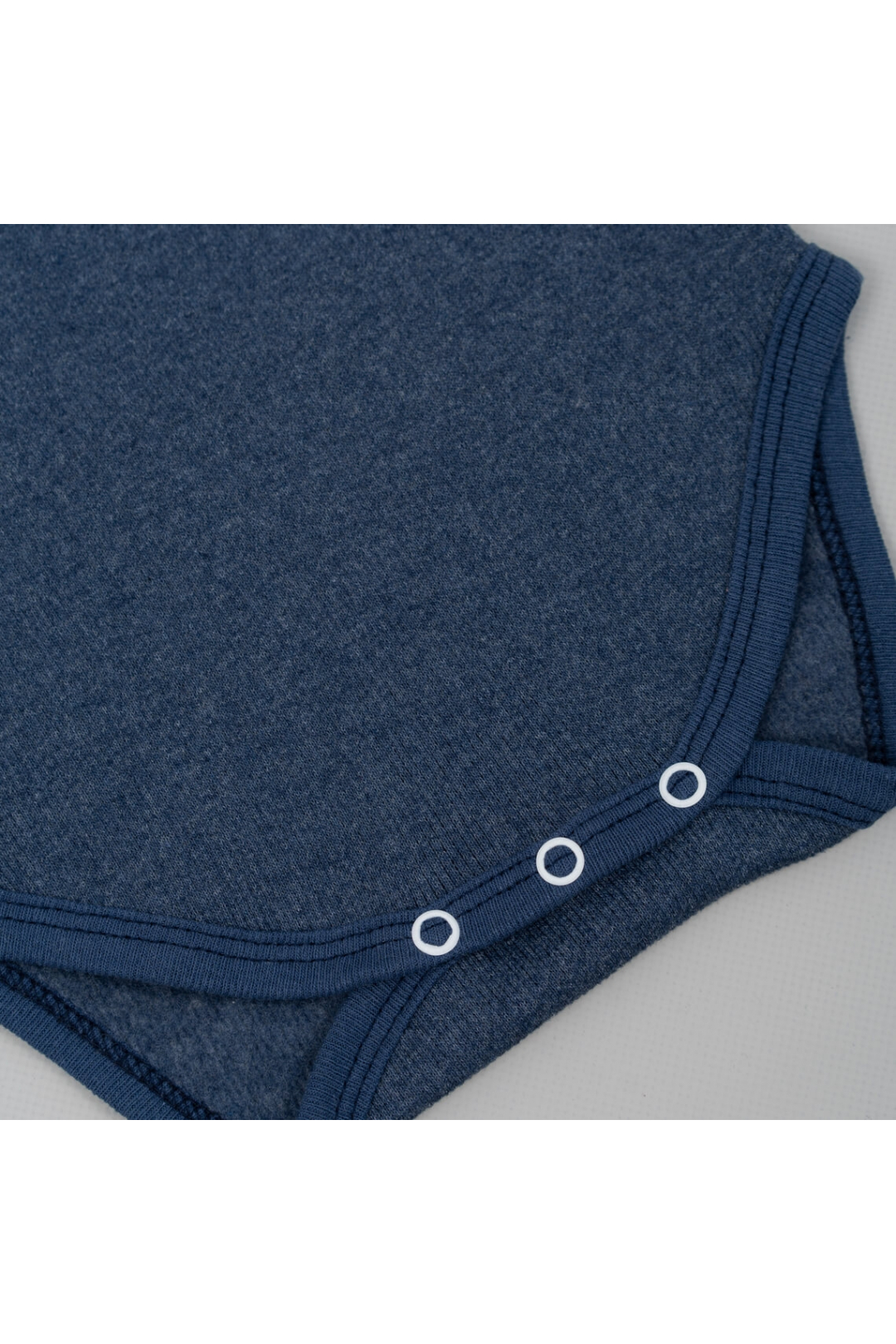 Боді для малюків індиго рубчик з начісом