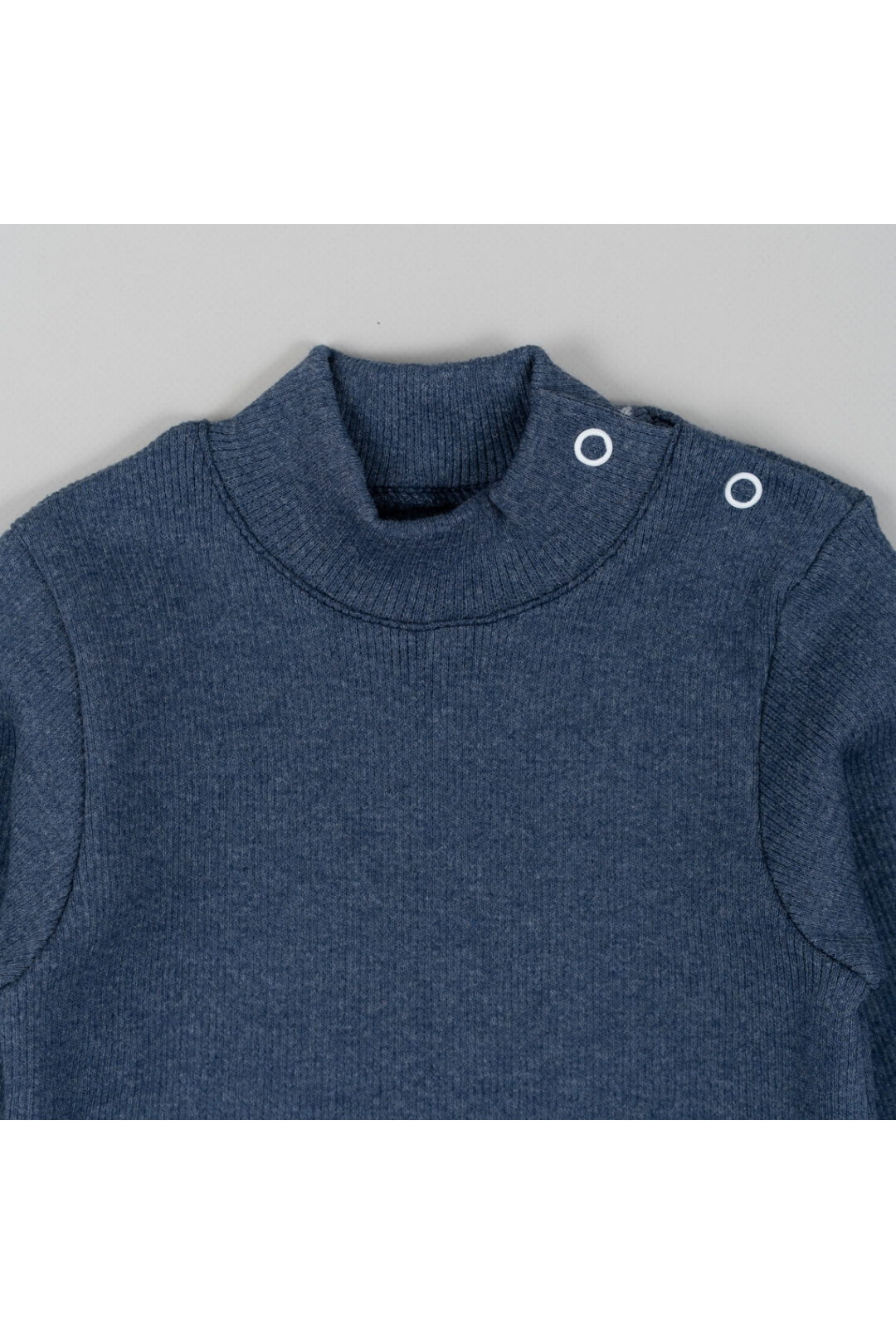 Боді для малюків індиго рубчик з начісом