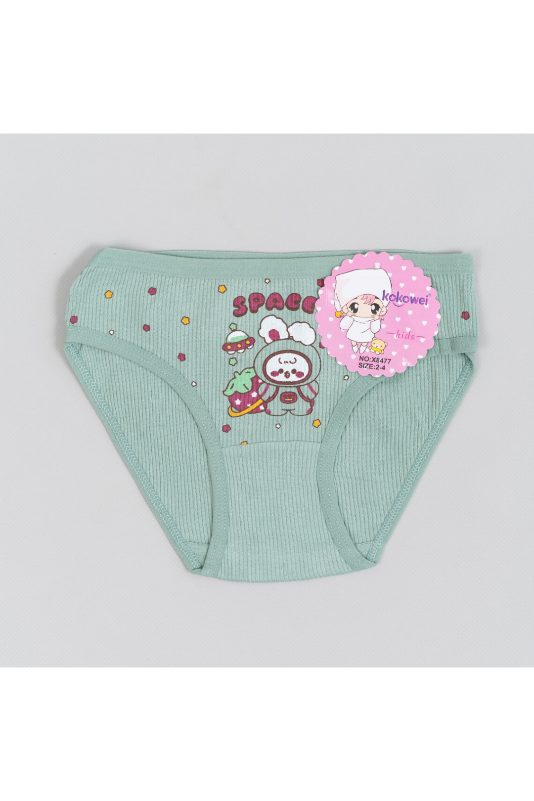 Трусики для дівчинки олива рубчик преміум