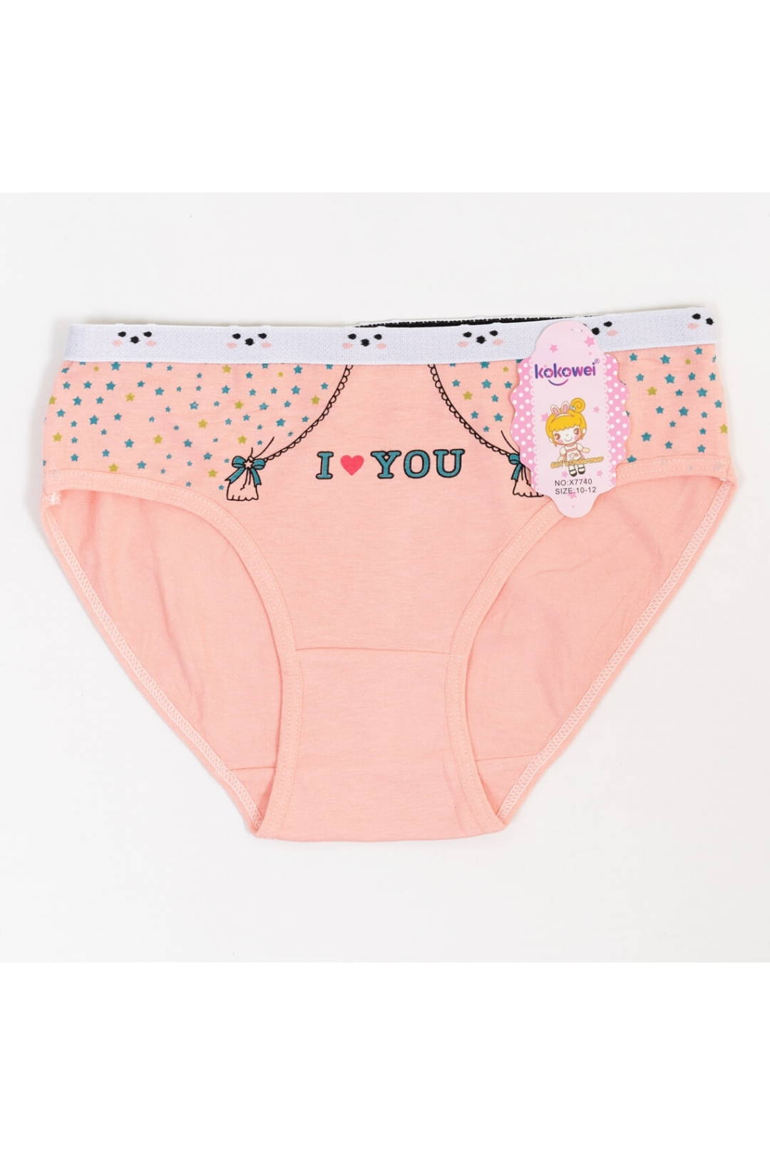 Трусики для дівчинки персик стретч-кулір