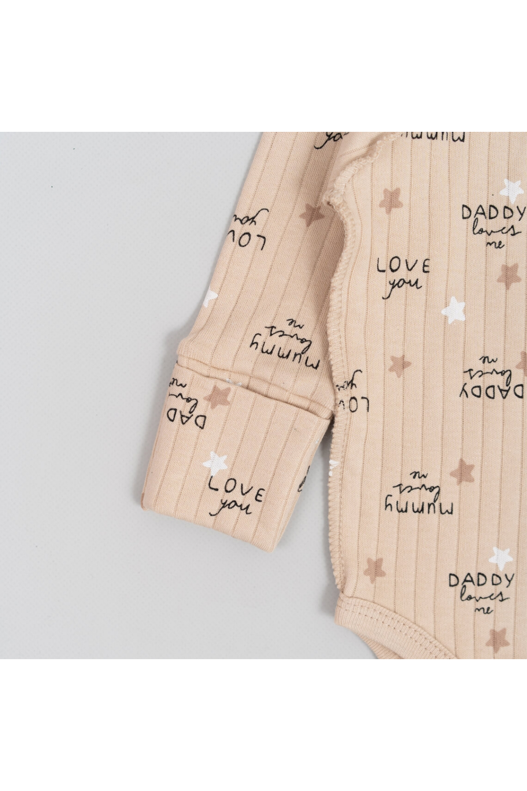 Комплект для Новонароджених бежевий інтерлок пеньє