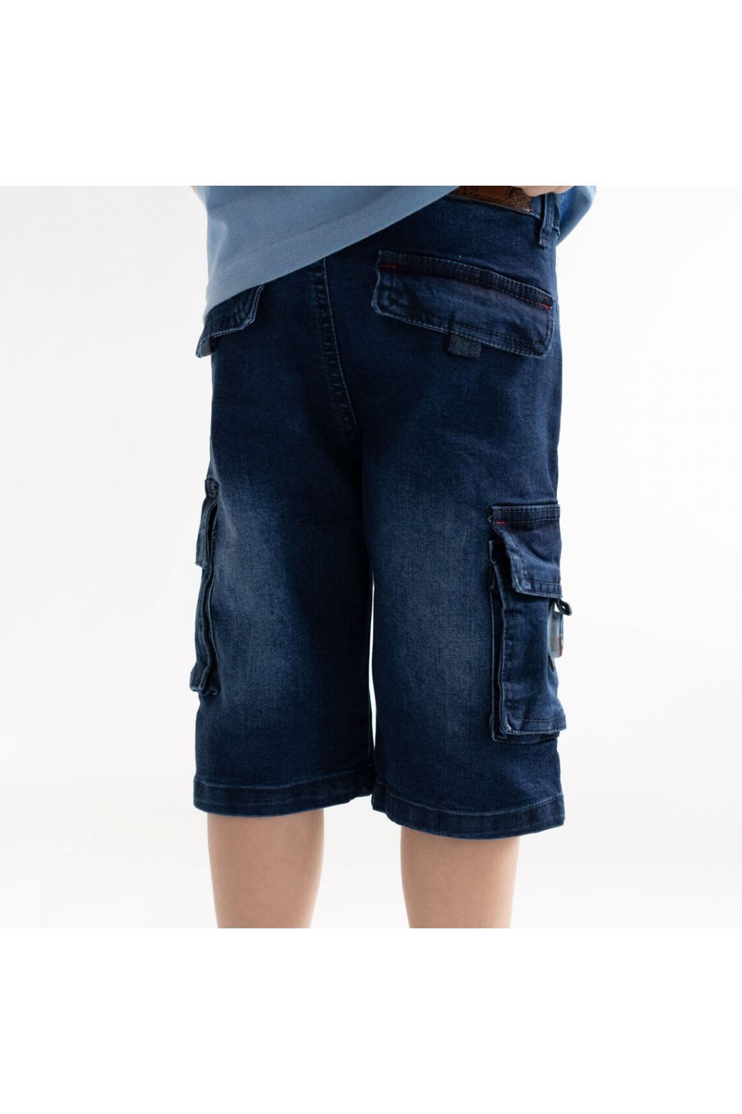 Шорти для хлопчика синій джинс