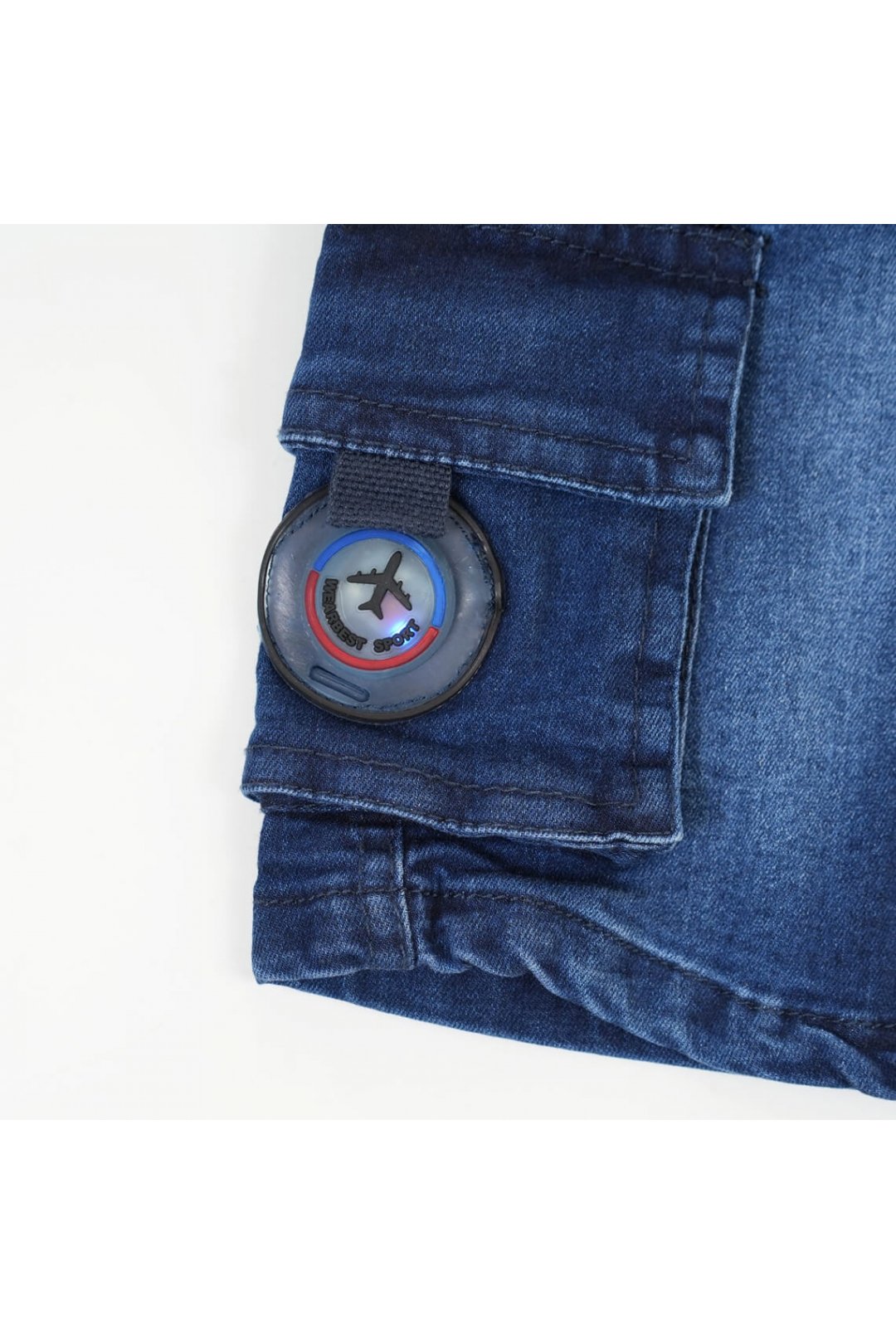 Шорти для хлопчика синій джинс