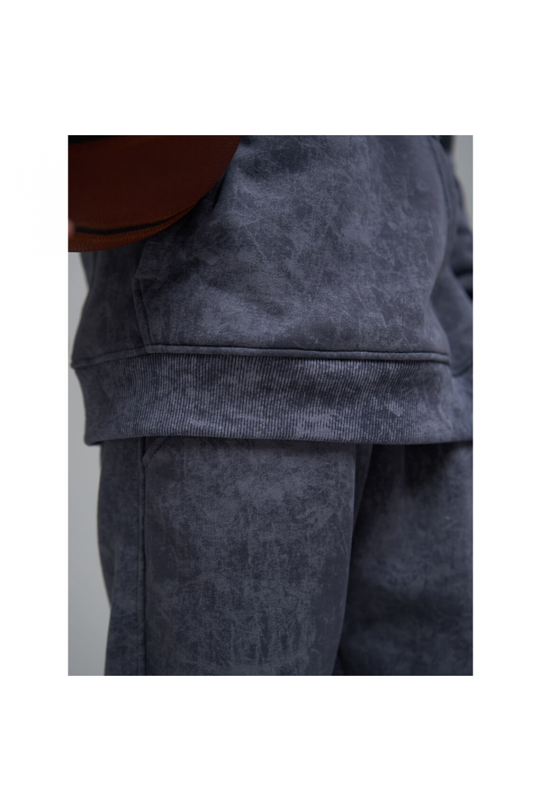 Костюм підлітковий графіт тринитка на флісі