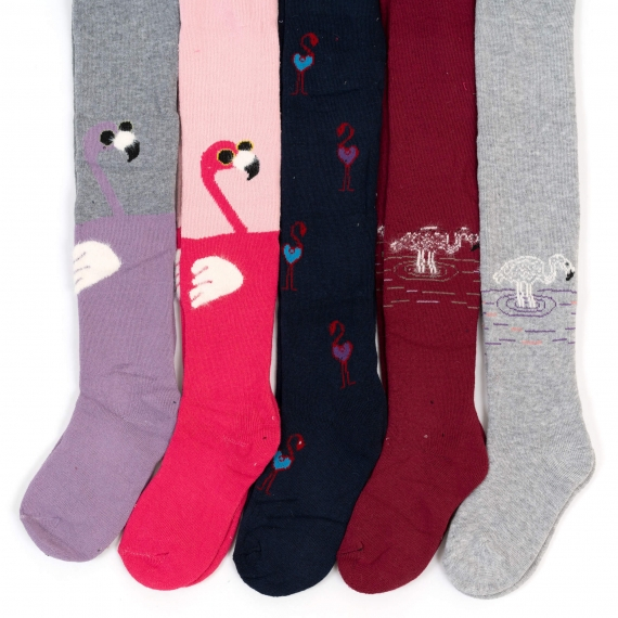 Колготки для дівчинки бузковий махра