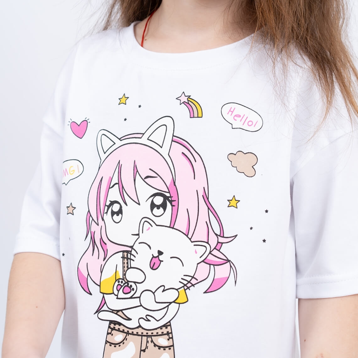 Комплект  для дівчинки бузковий фулікра