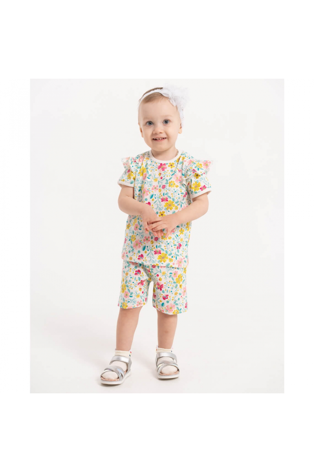 Комплект для дівчинки Квіти кулір