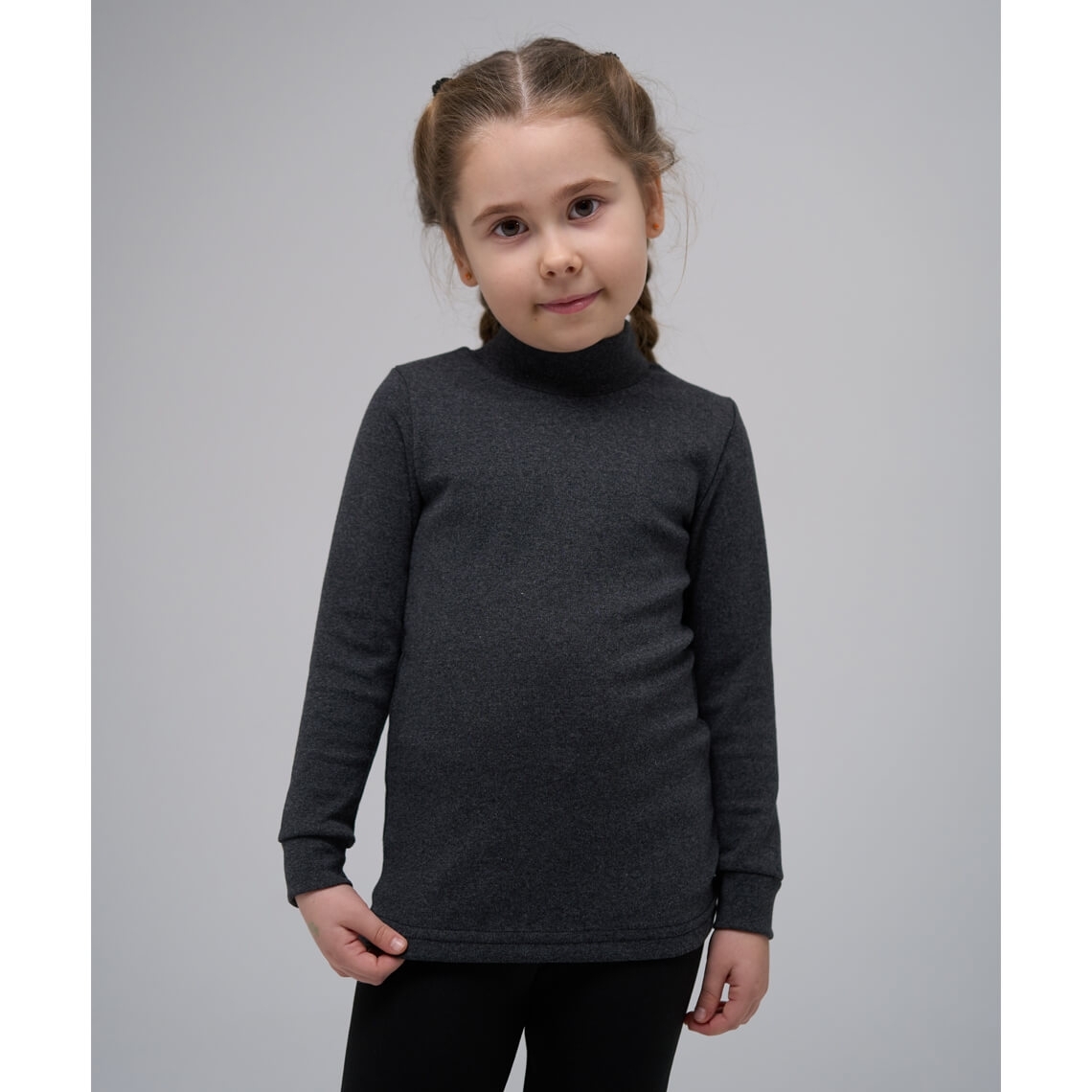 Гольф дитячий антрацит стретч