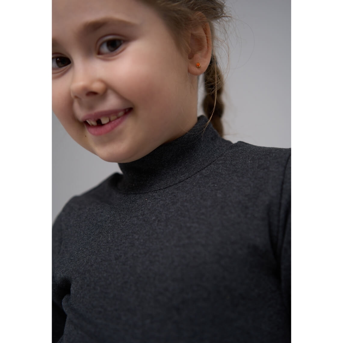 Гольф дитячий антрацит стретч