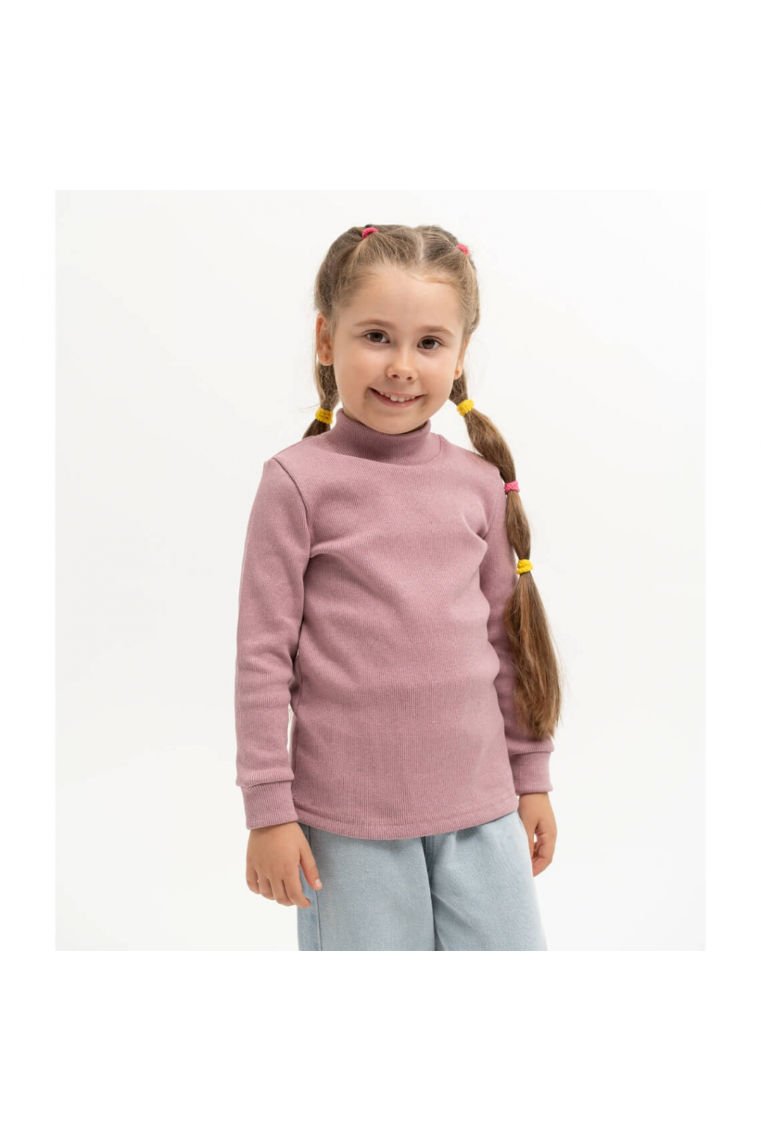 Гольф дитячий запорошена троянда рубчик з начісом