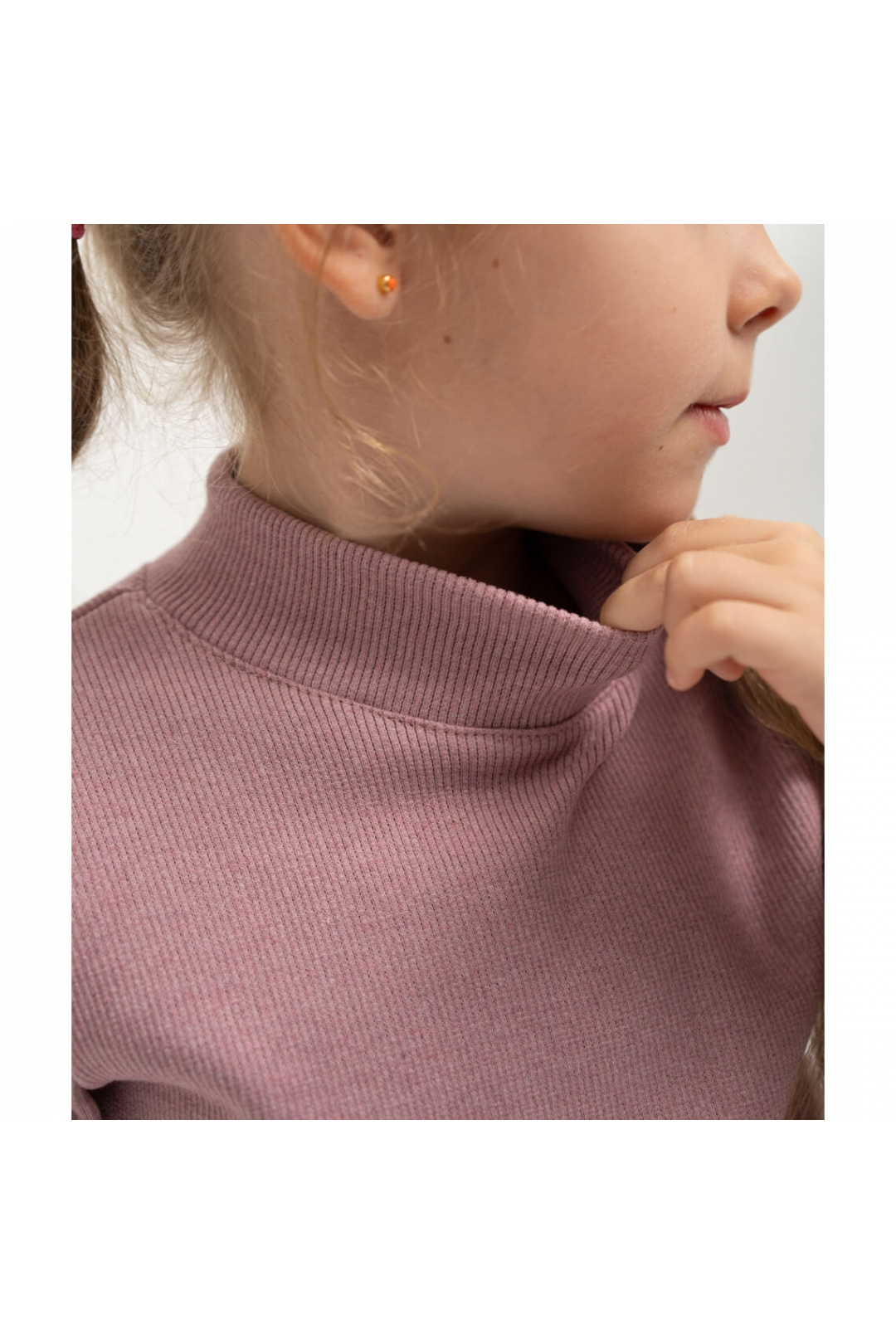 Гольф дитячий запорошена троянда рубчик з начісом