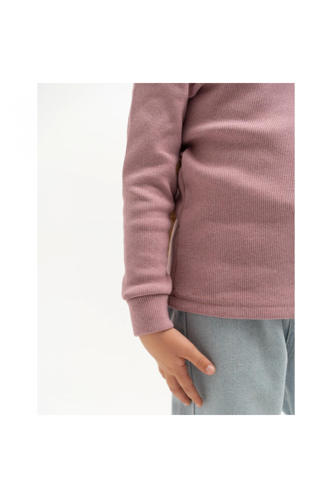 Гольф дитячий запорошена троянда рубчик з начісом