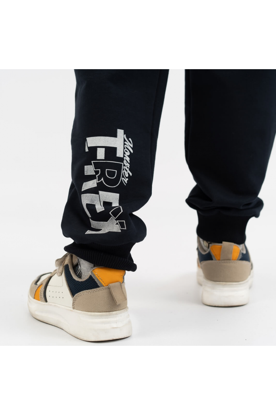 Джогери для хлопчика чорний двонитка