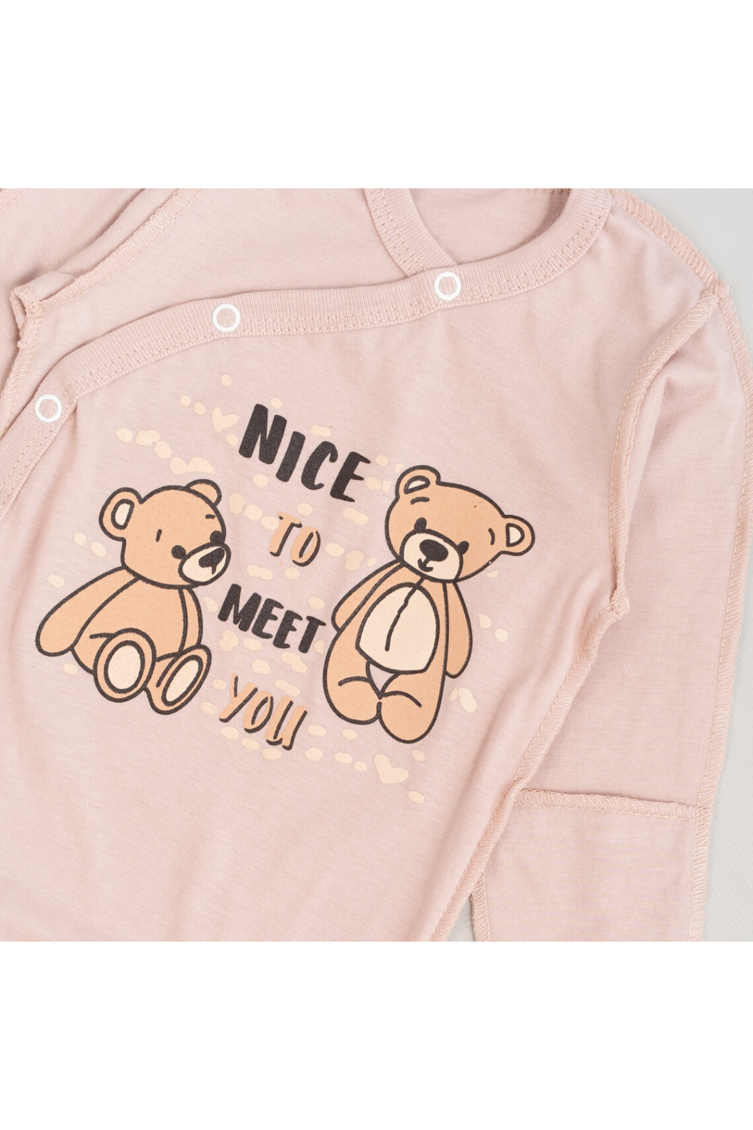 Комплект для новонароджених персиковий кулір