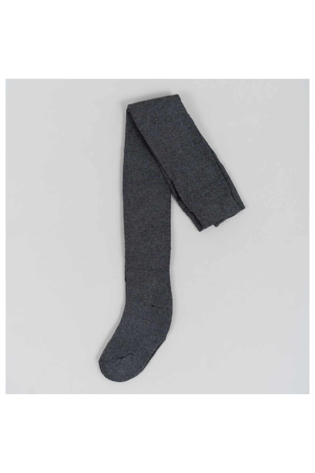 Колготки для дівчинки однотонні сірий махра