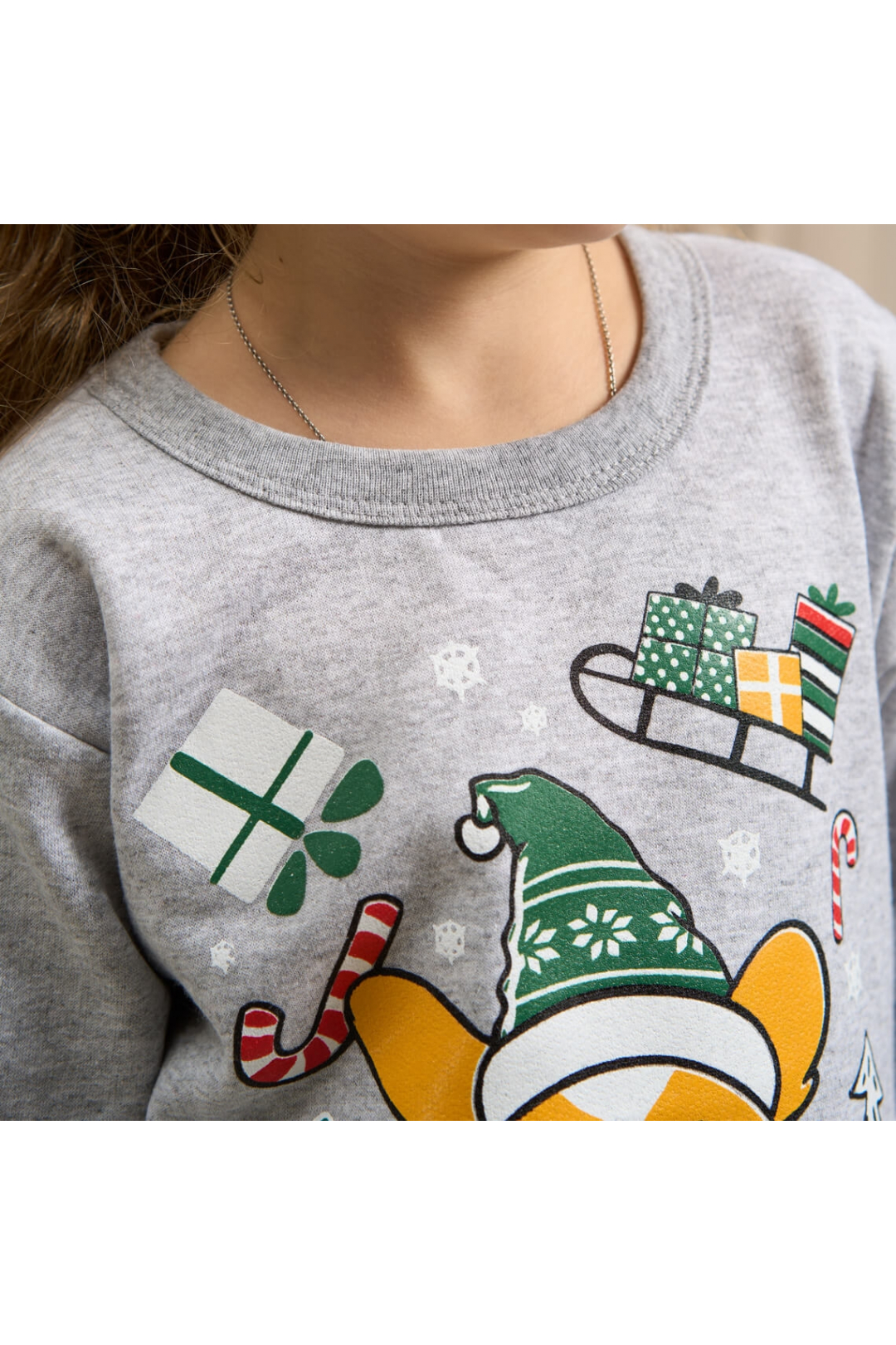 Піжама дитяча сірий Собачки начіс