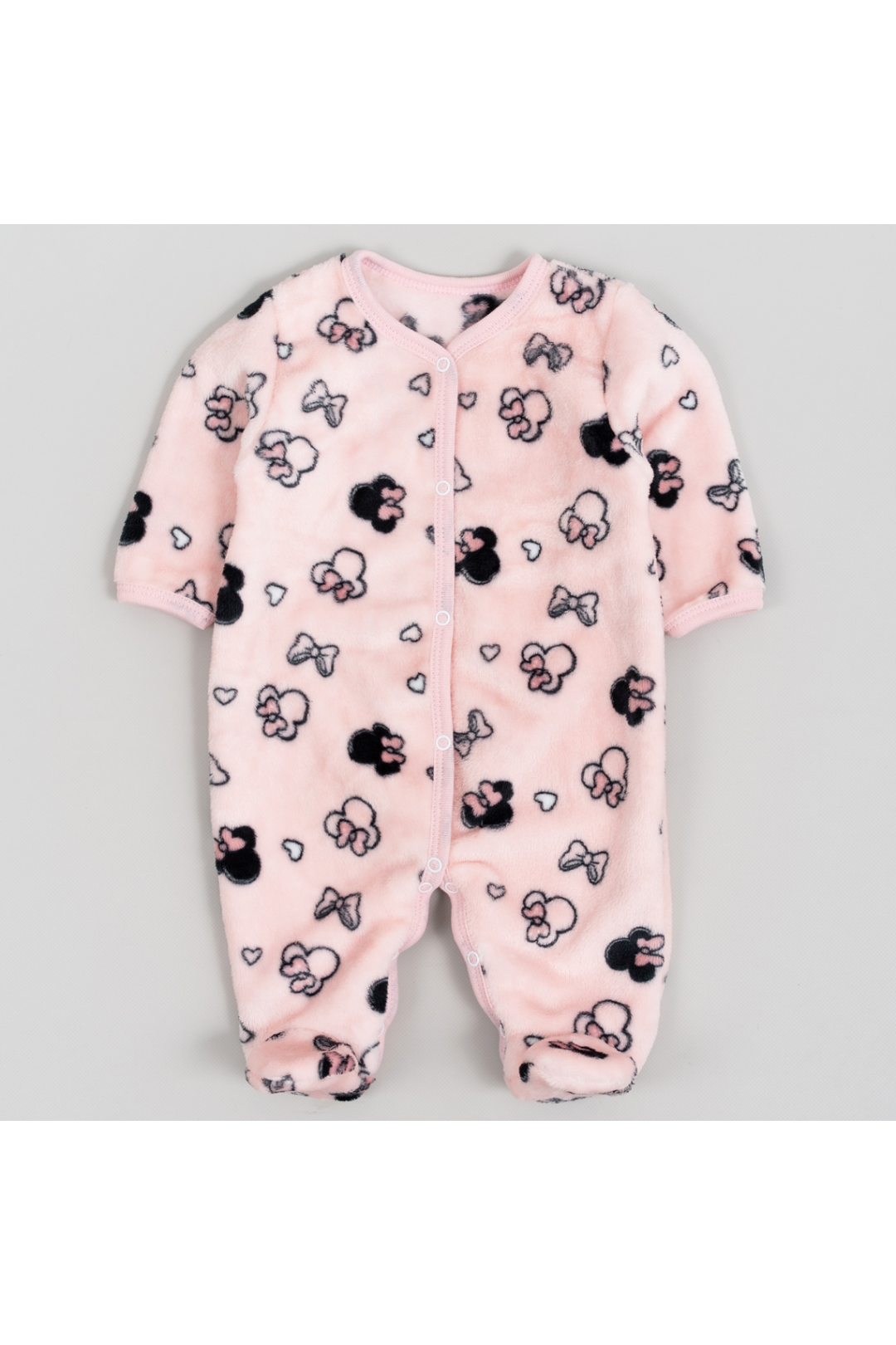 Пухнастий чоловічок для малят рожевий велсофт