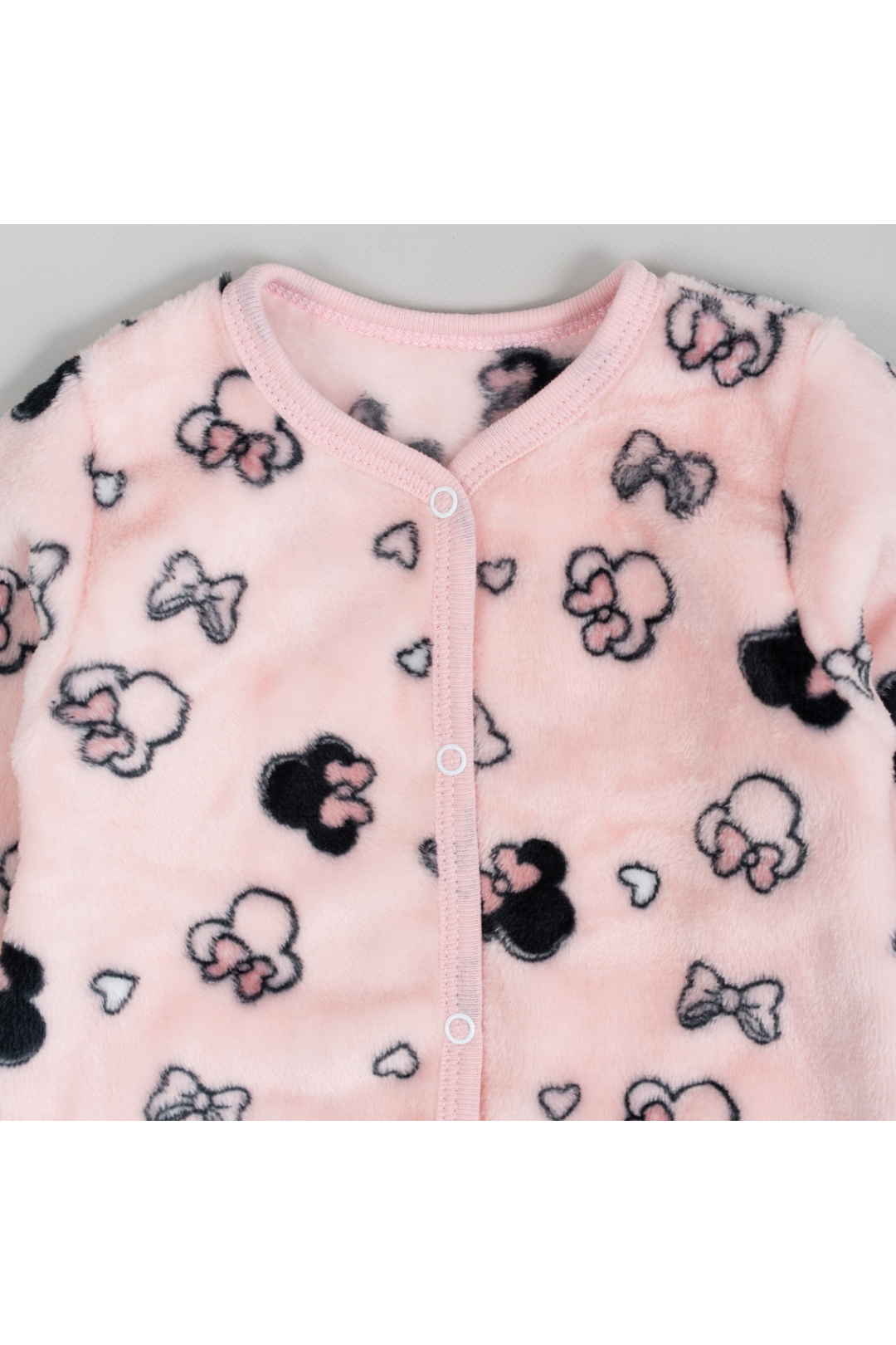 Пухнастий чоловічок для малят рожевий велсофт