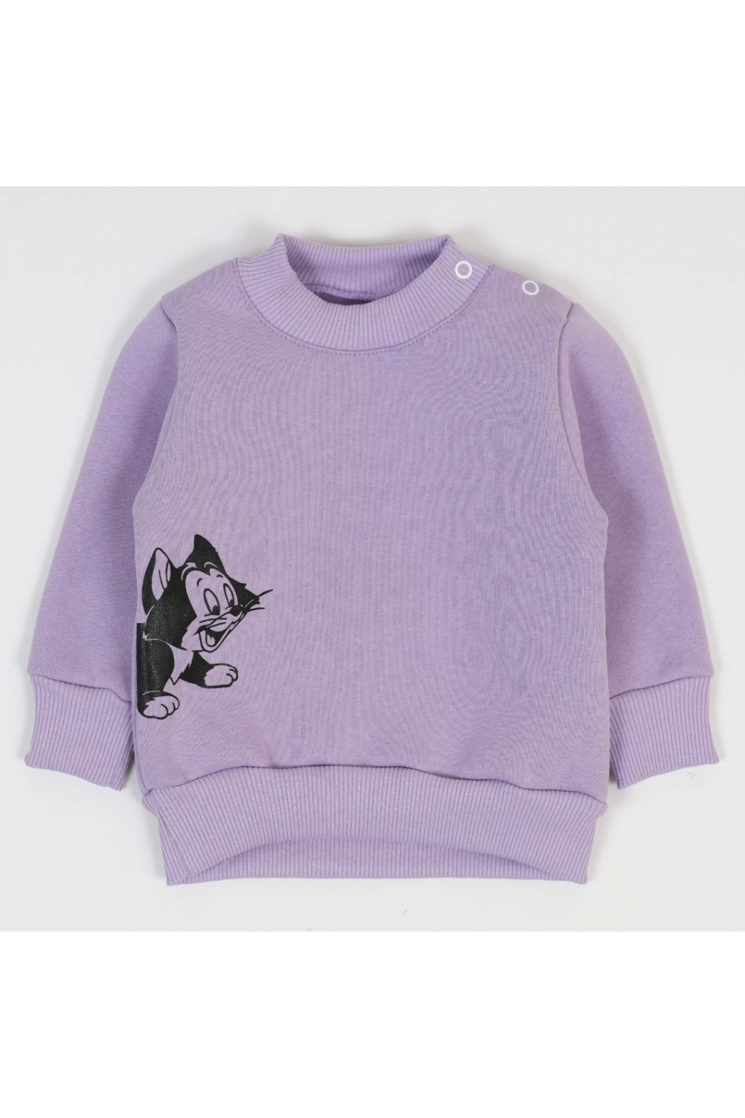 Джемпер  для малят бузковий трьохнитка на флісі