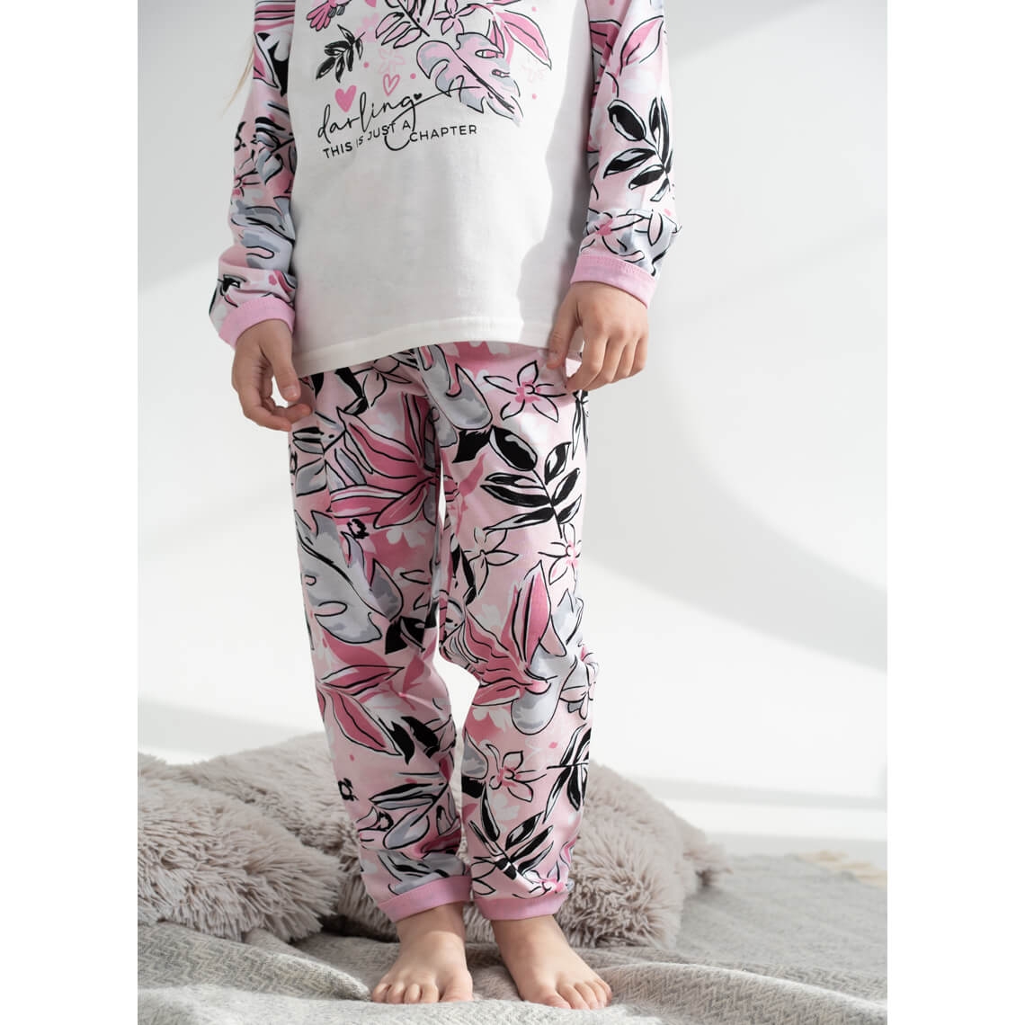 Піжама для дівчинки рожевий кулір