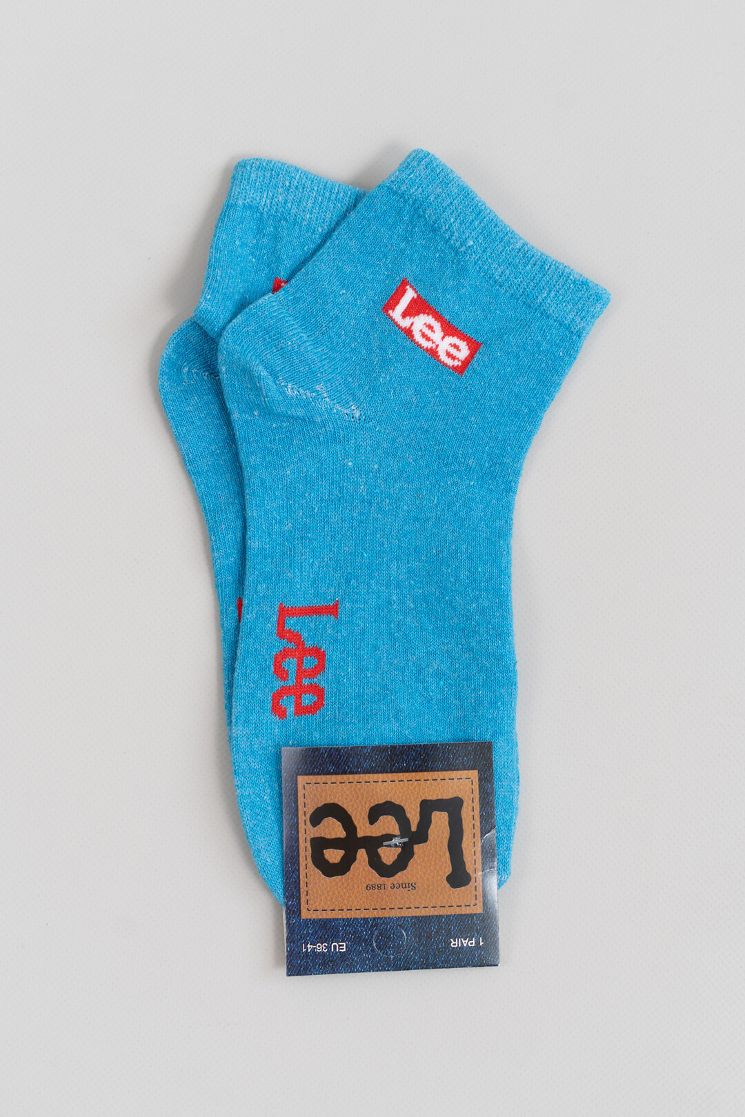 Шкарпетки жіночі блакитний бавовна