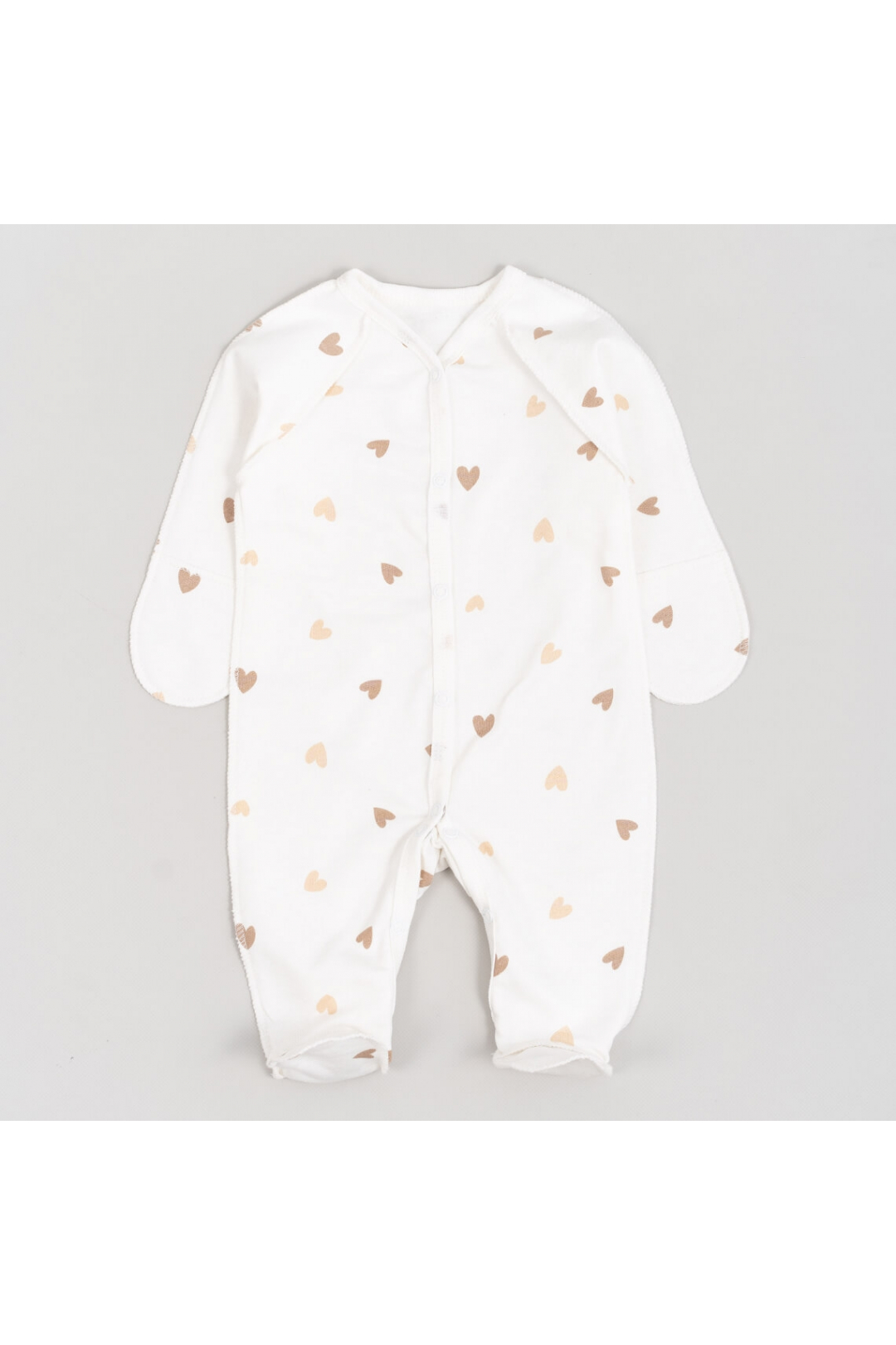 Сліп для новонароджених молочний начіс (футер)