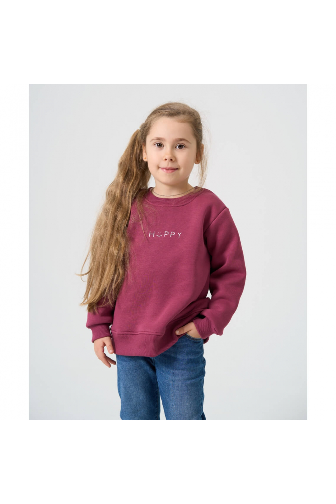 Світшот для дівчинки ожина тринитка на флісі