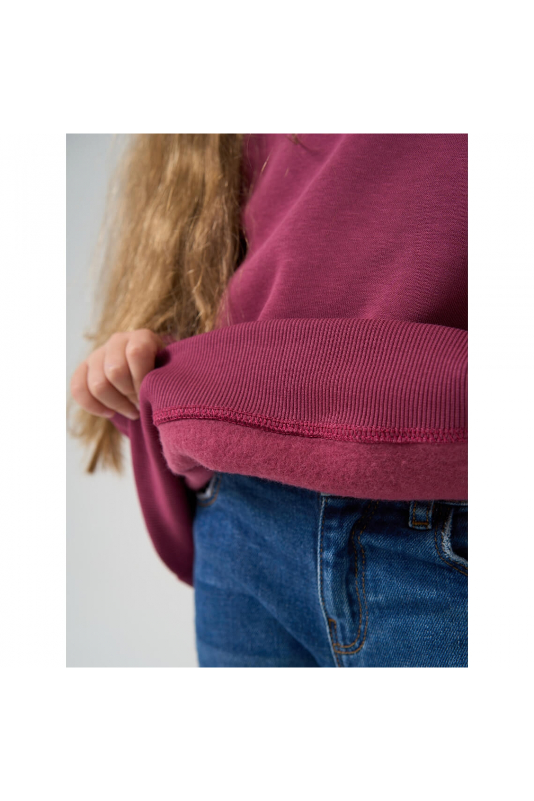 Світшот для дівчинки ожина тринитка на флісі