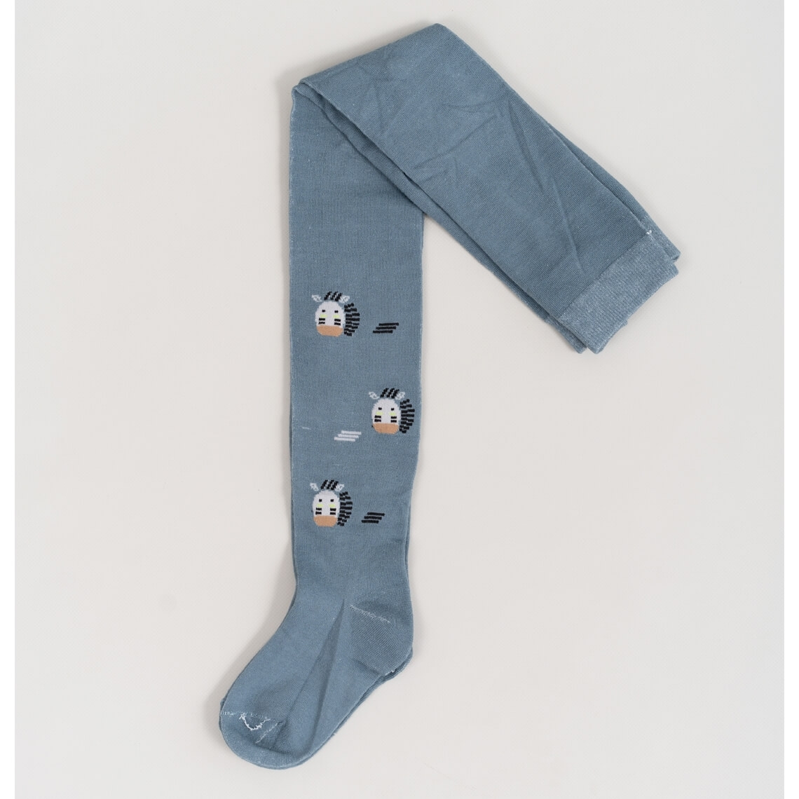 Колготки для хлопчика сірий-блакитний бавовна