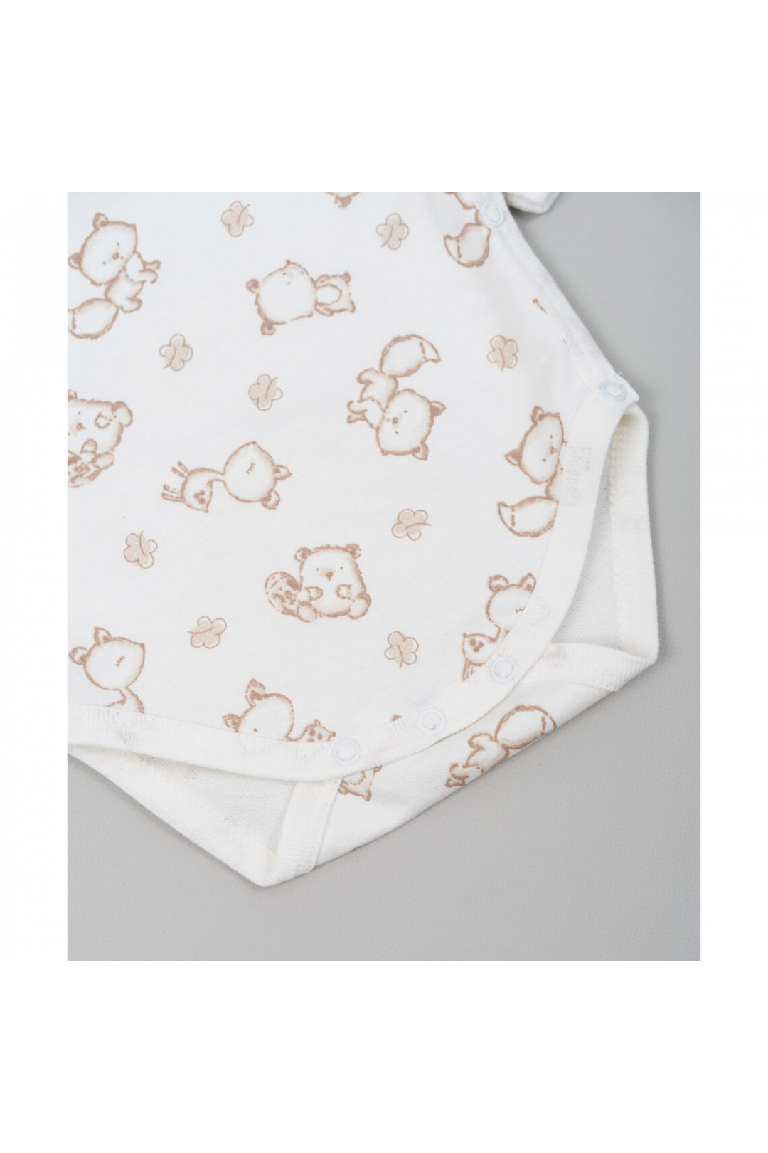 Боді для малят Звірята молочний начіс (футер)