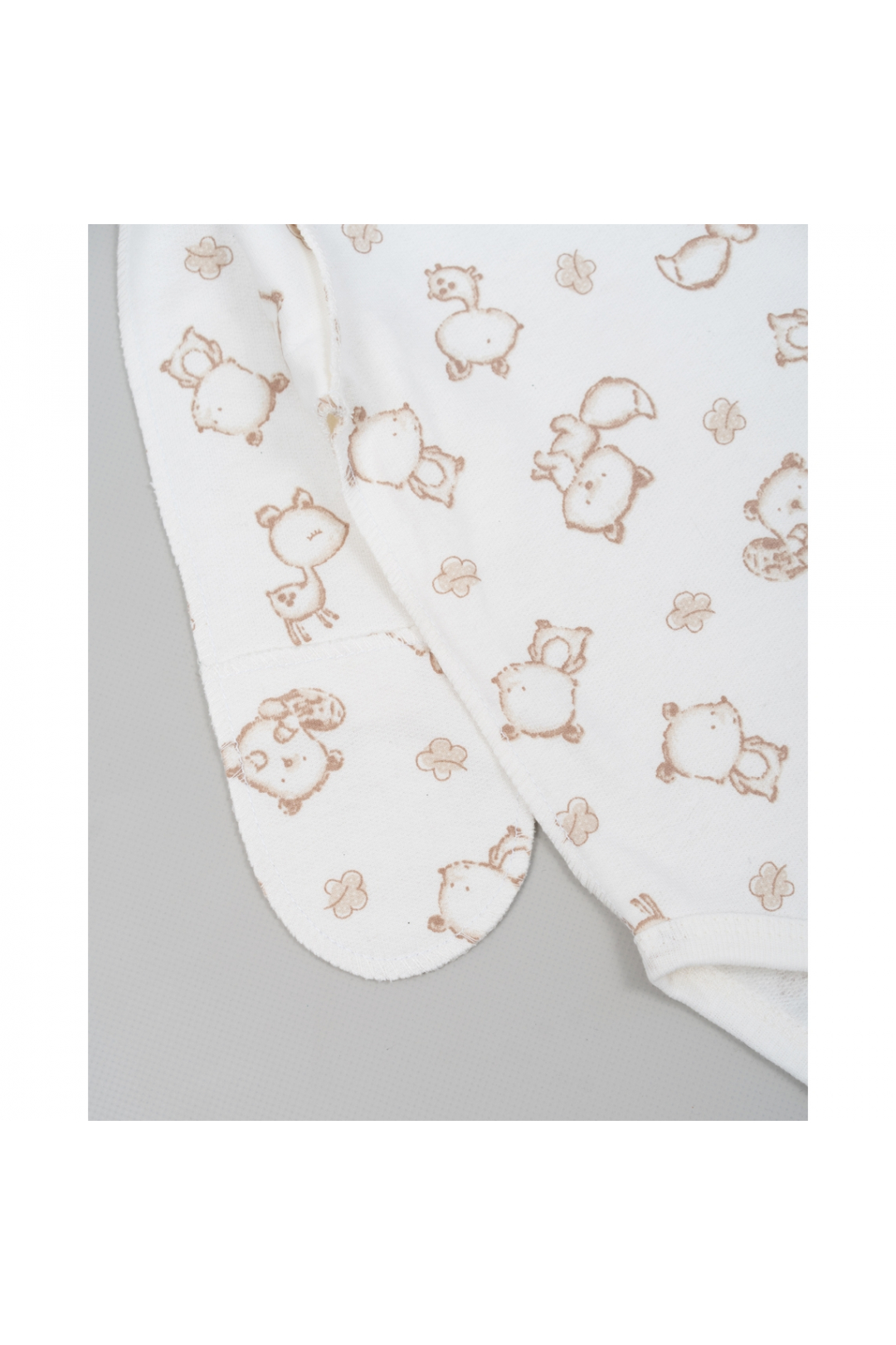 Боді для малят Звірята молочний начіс (футер)