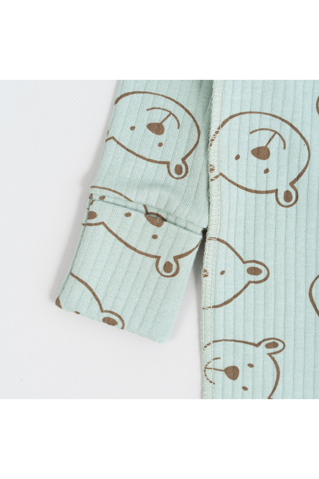 Чоловічок для новонароджених олива Ведмедики інтерлок