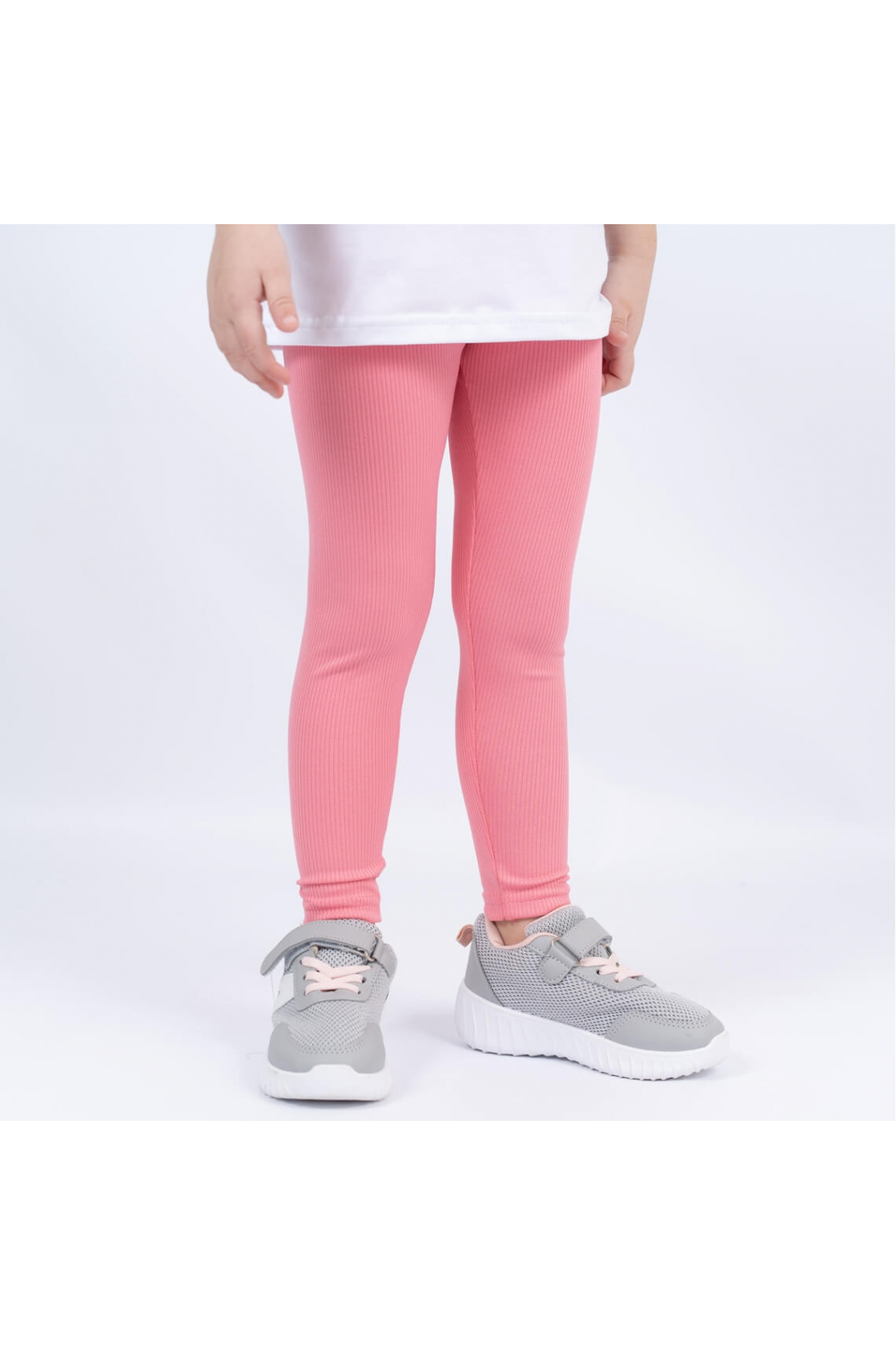 Лосіни для дівчинки кораловий рубчик-мустанг