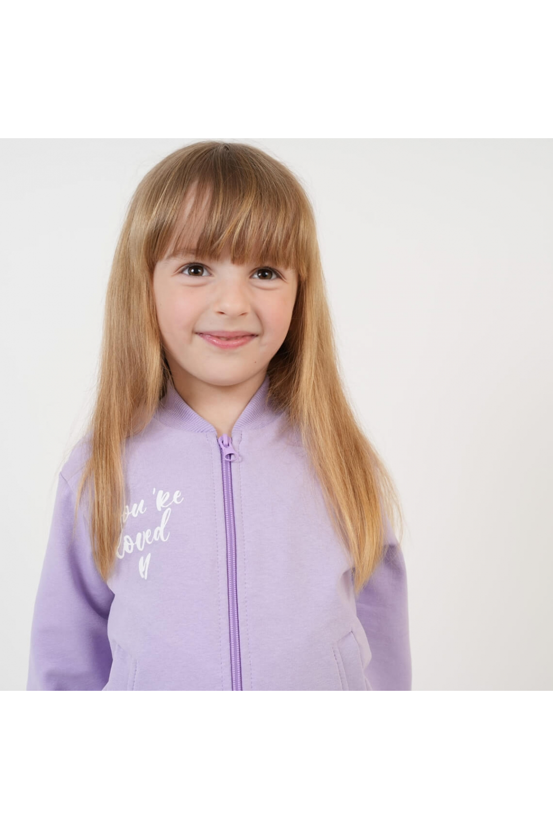 Костюм для дівчинки бузковий двонитка