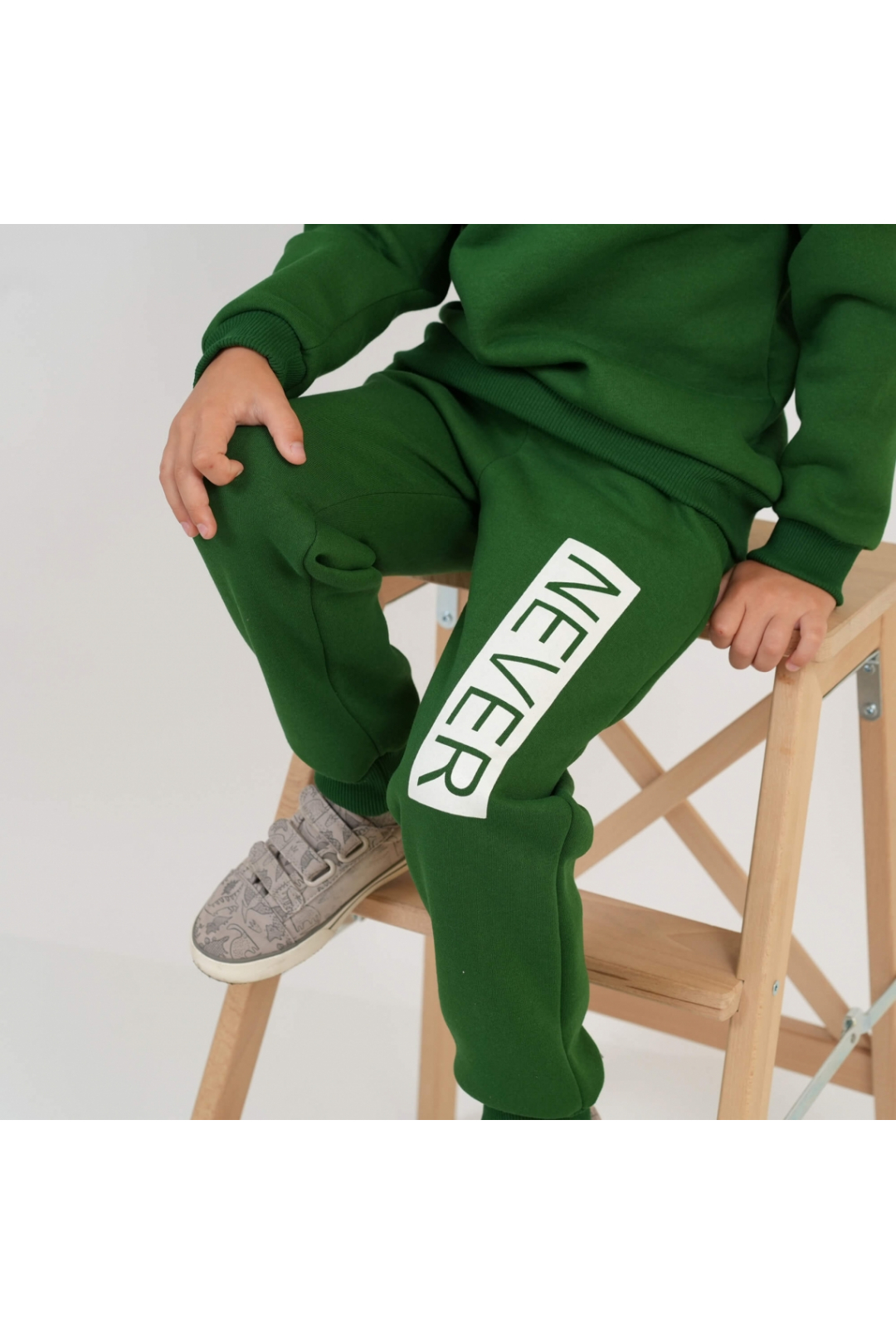 Костюм теплий для хлопчика пляшковий тринитка на флісі