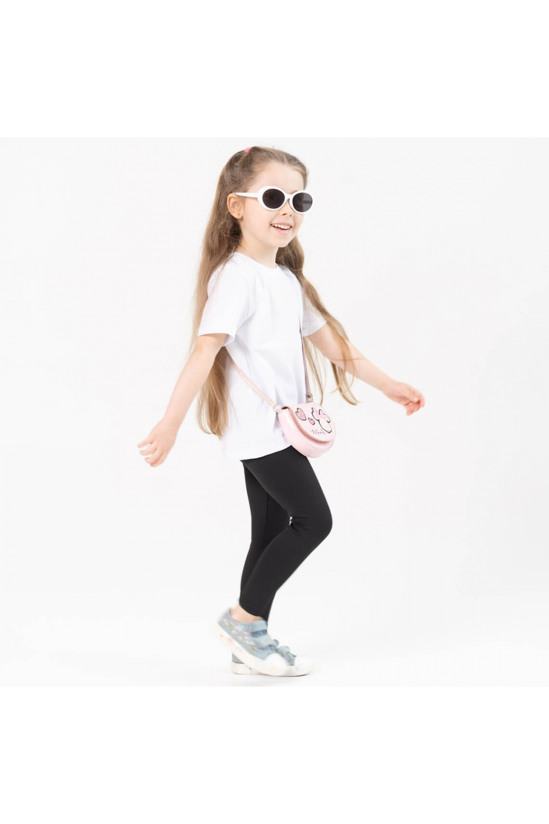 Лосіни для дівчинки чорний рубчик-мустанг