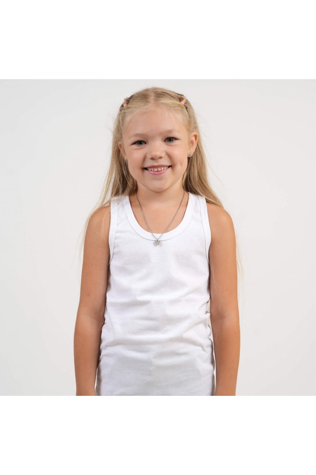 Майка дитяча білий кулір