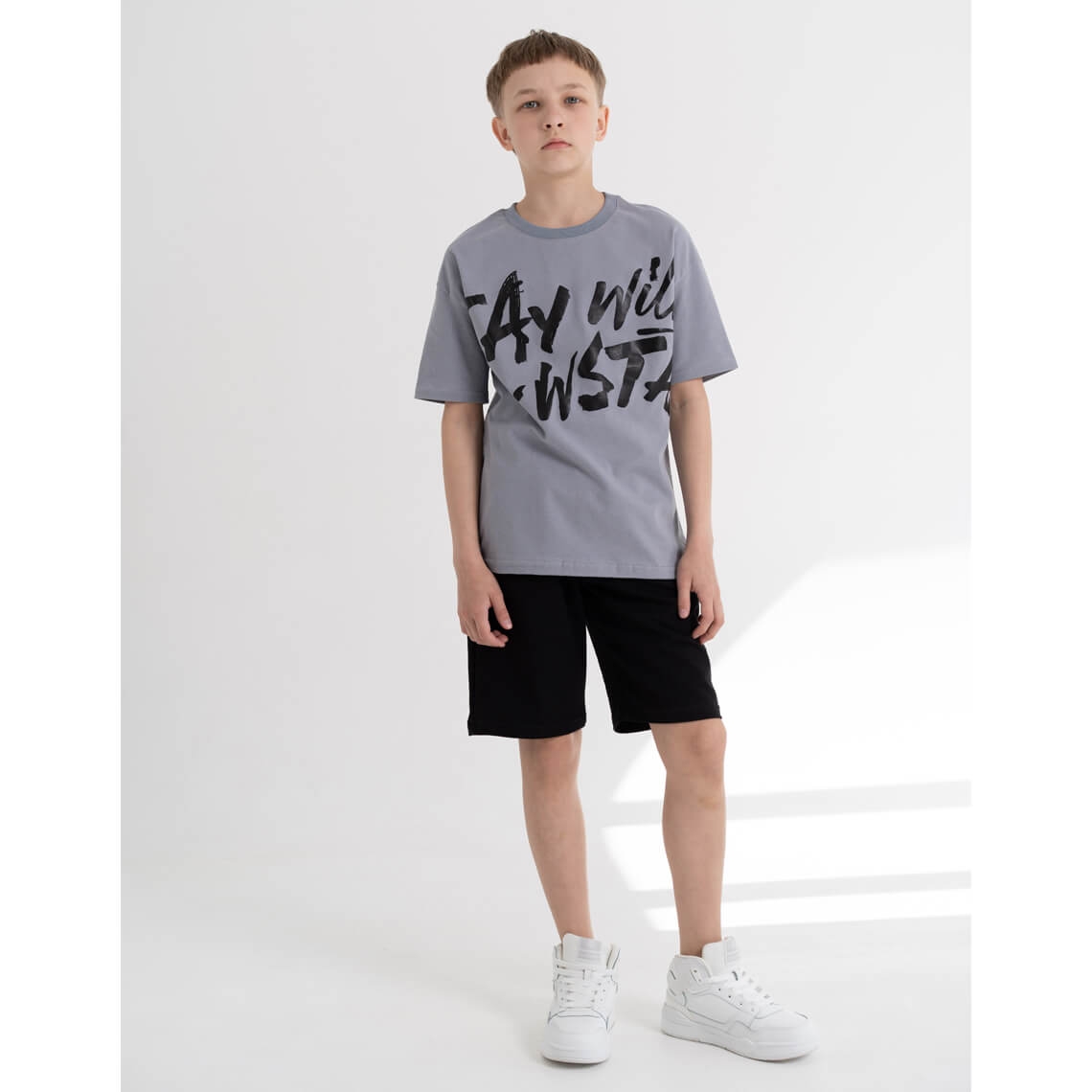 Костюм для хлопчика чорний двонитка