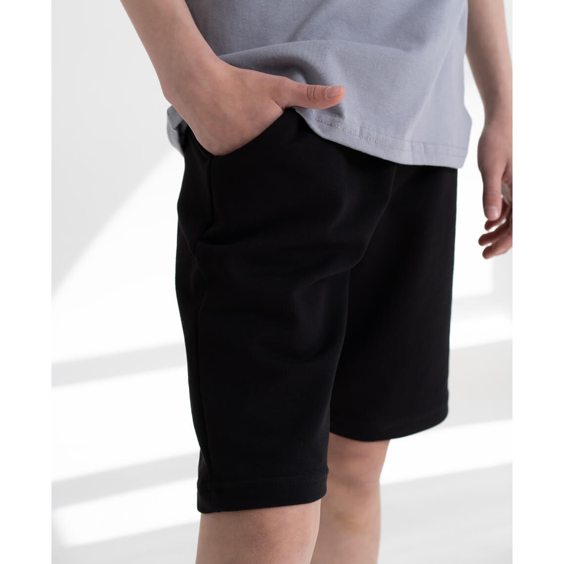 Костюм для хлопчика чорний двонитка