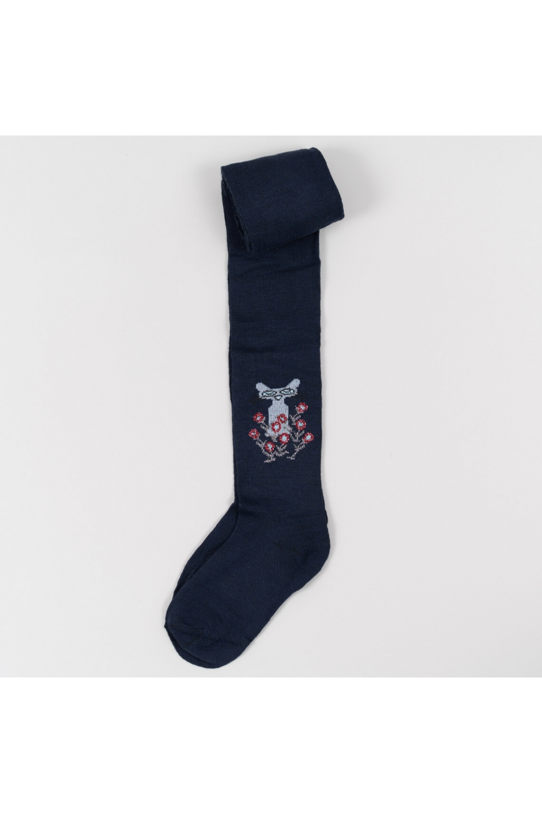 Колготки для дівчинки темно-синій бавовна