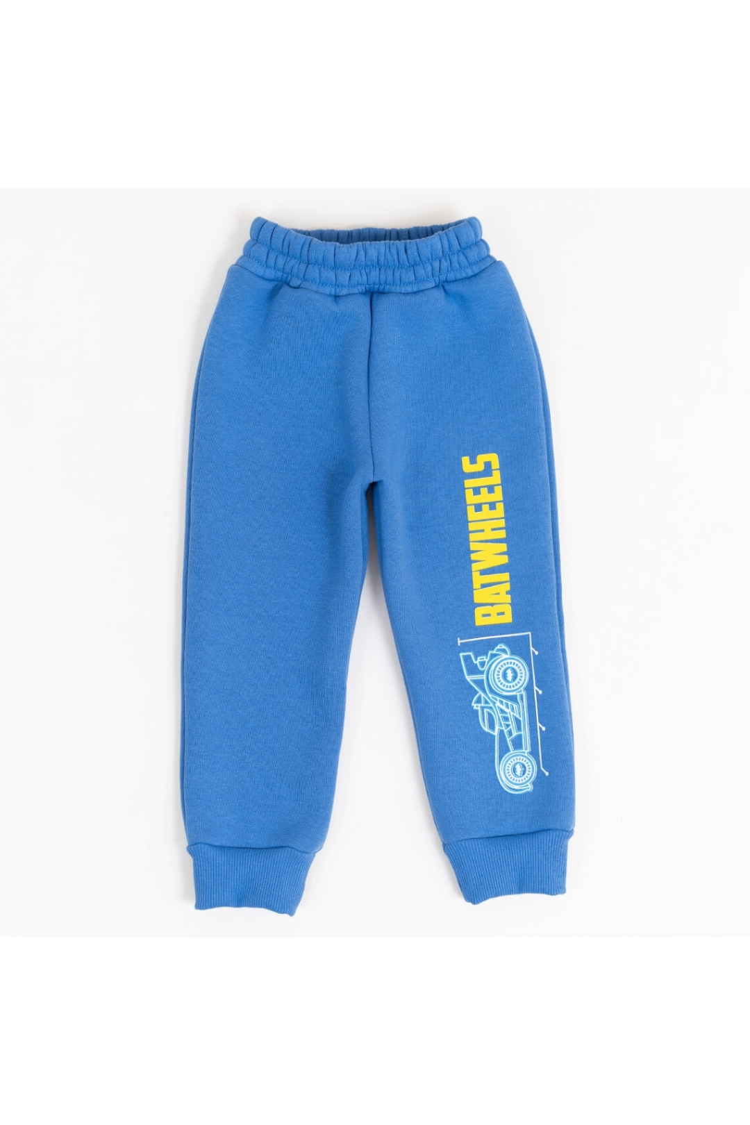 Штани для хлопчика блакитний тринитка на флісі