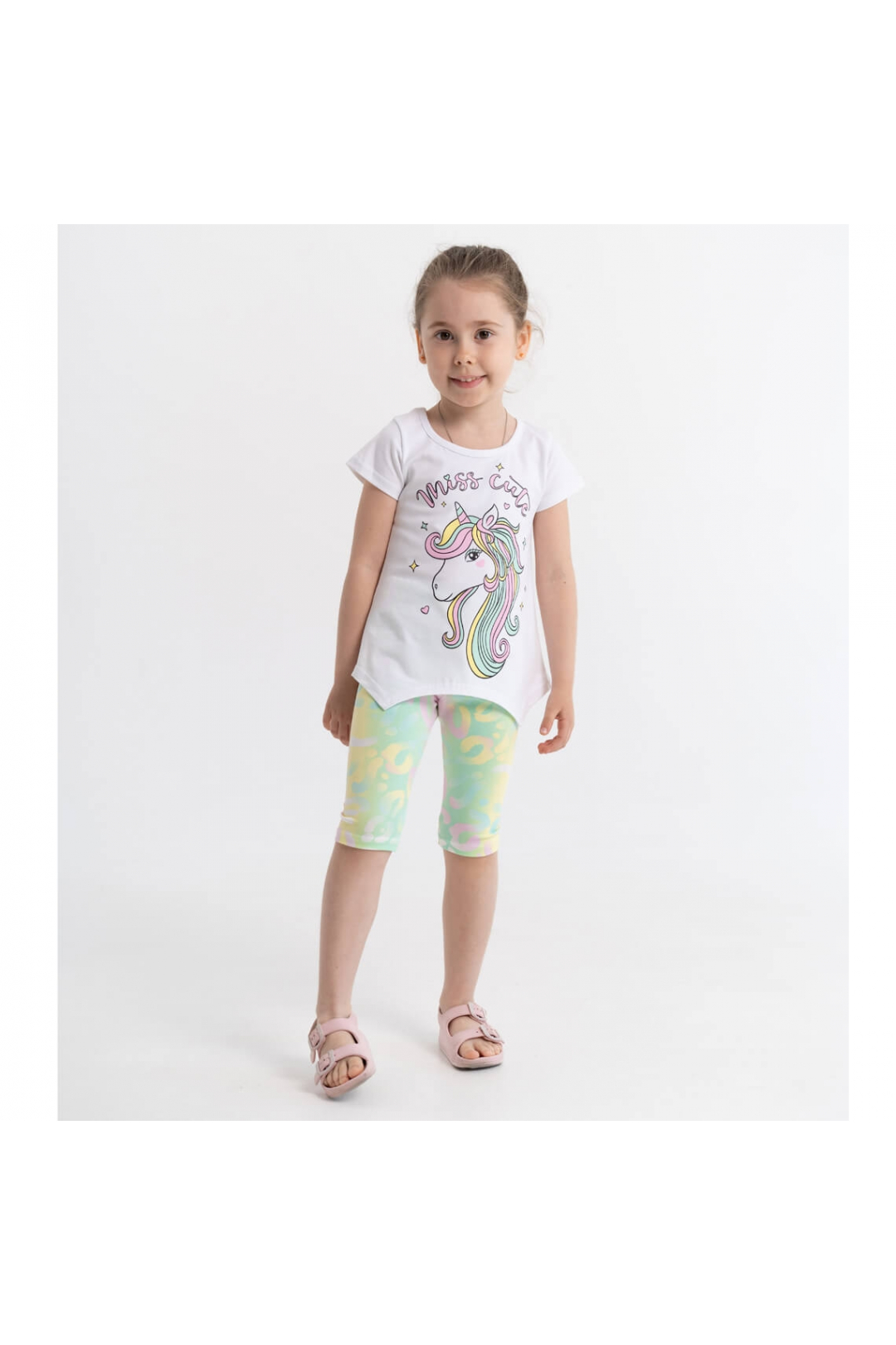 Комплект для дівчинки Єдиноріг різнокольоровий кулір