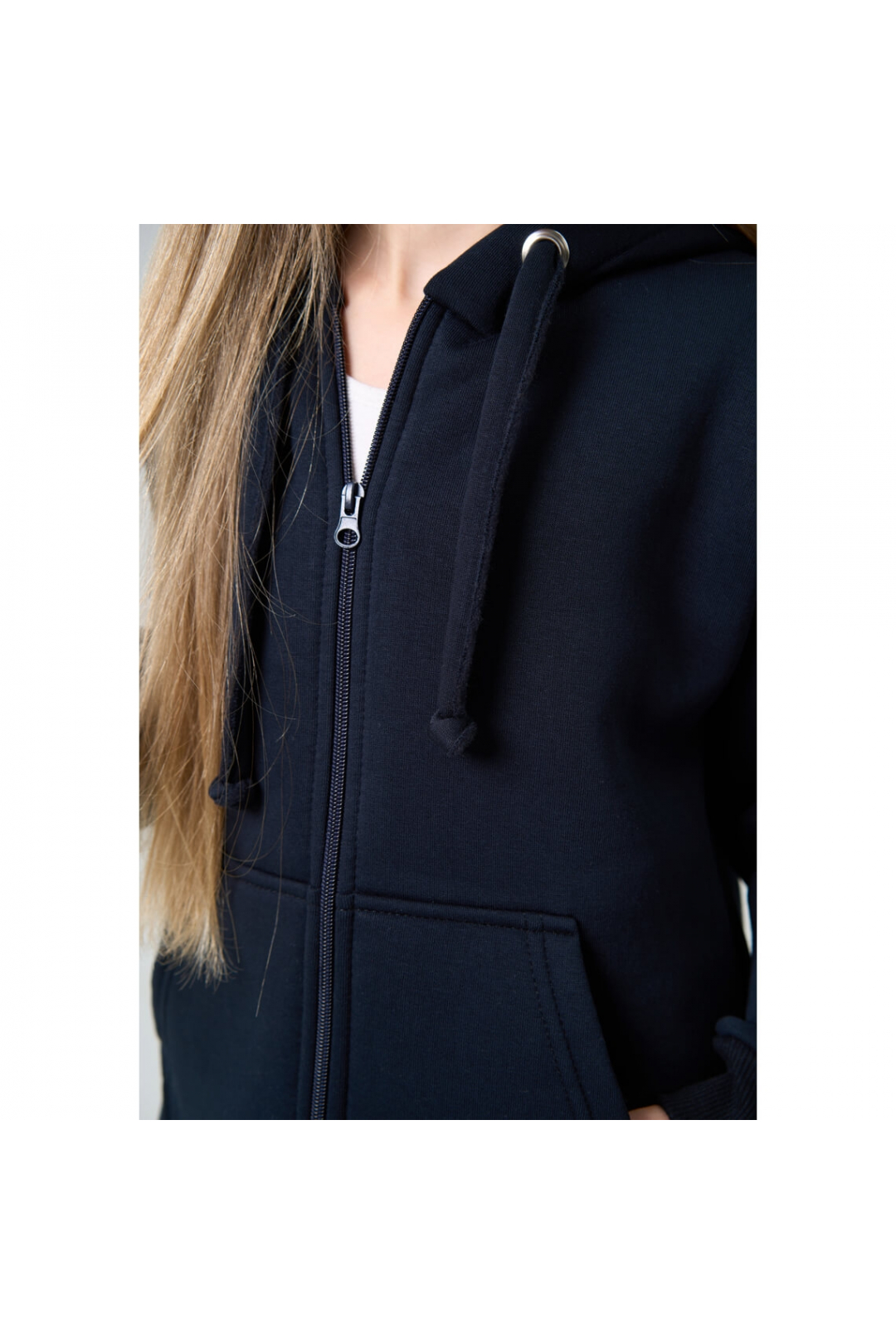 Костюм для дівчинки темно-синій тринитка на флісі