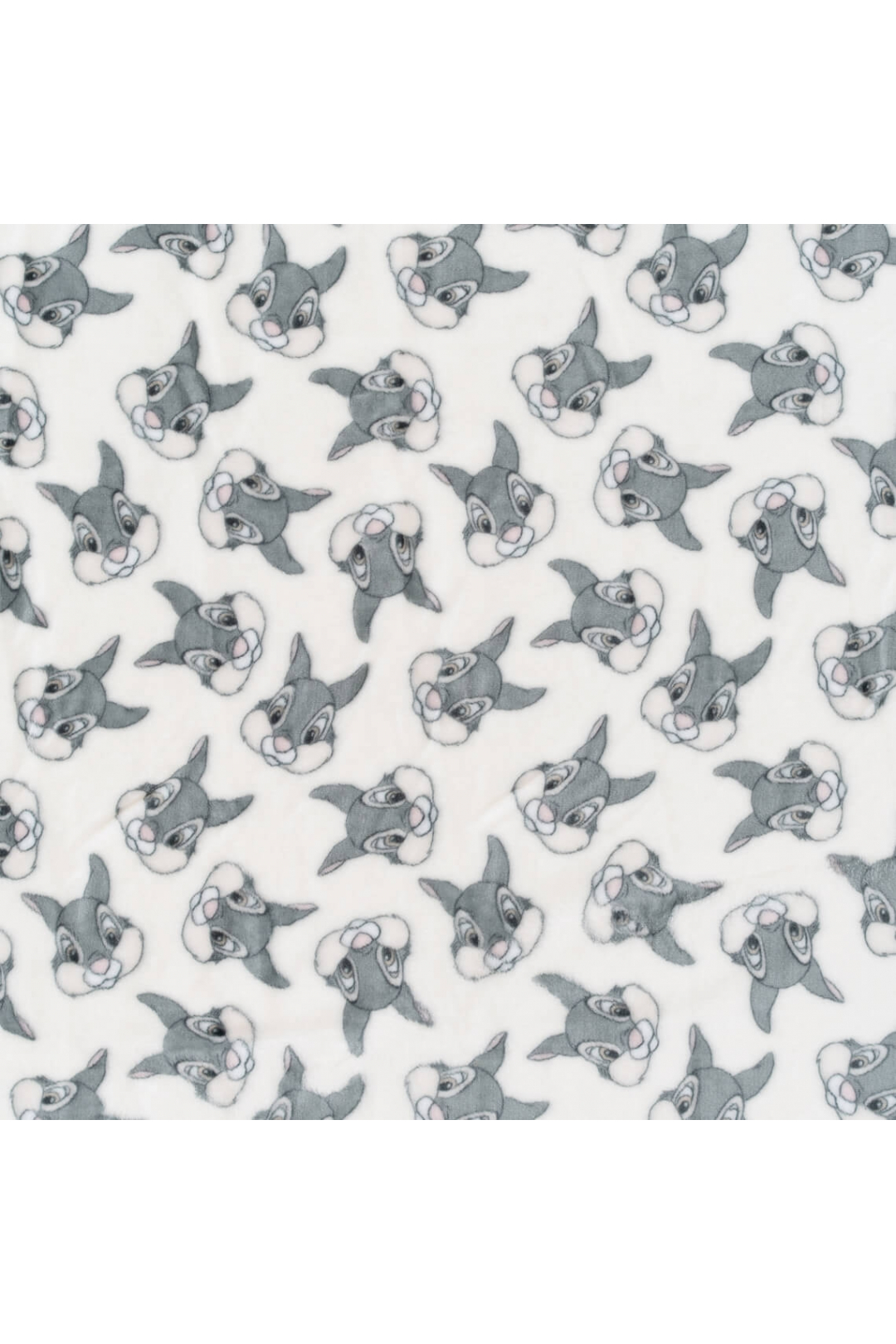 Пухнастий плед ясельний Зайчик білий велсофт