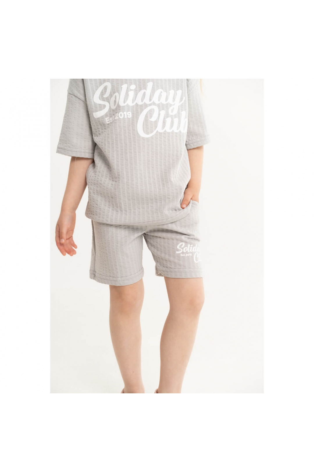 Комплект для дівчинки сірий кулір-жатка