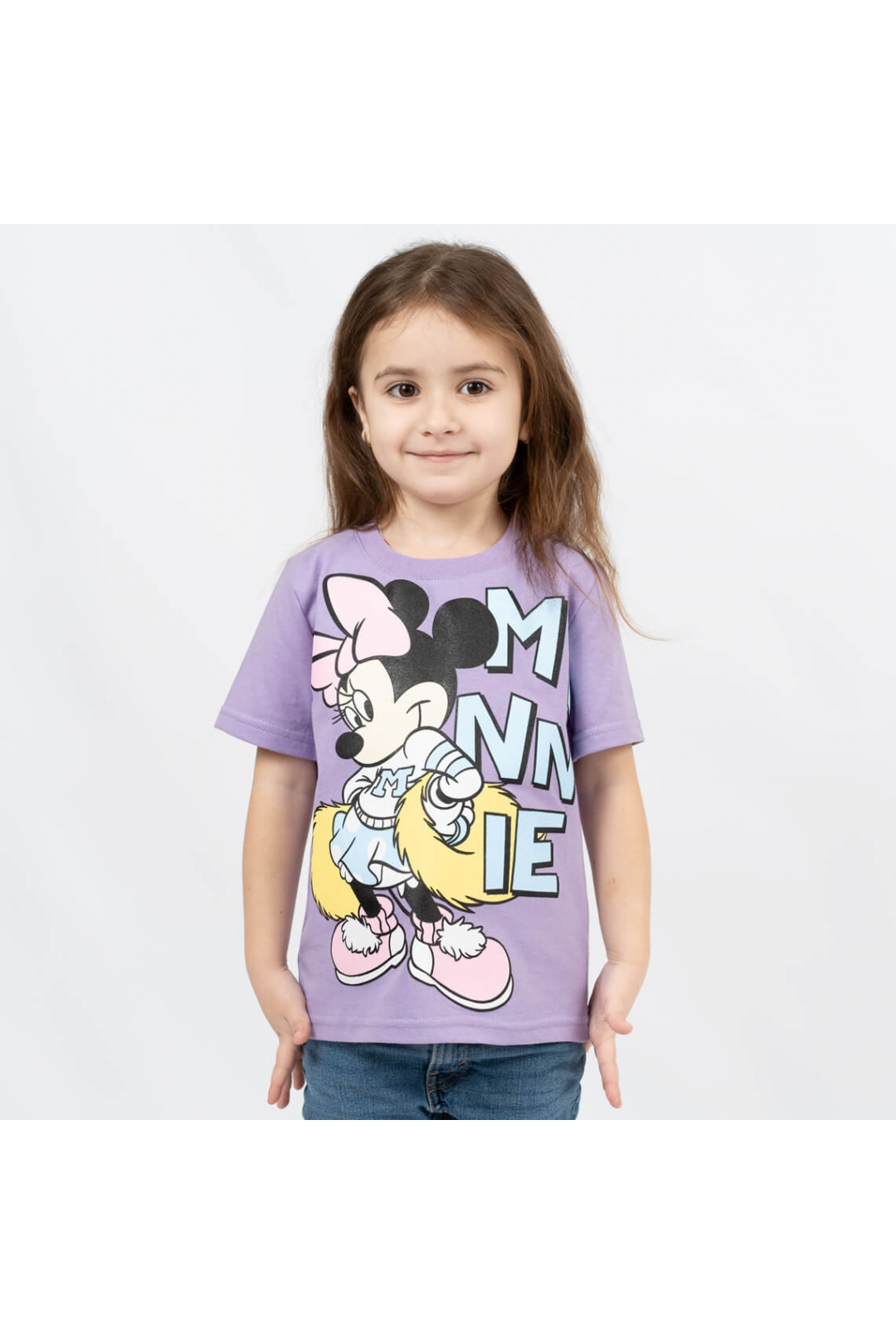 Футболка для дівчинки бузковий Міні кулір